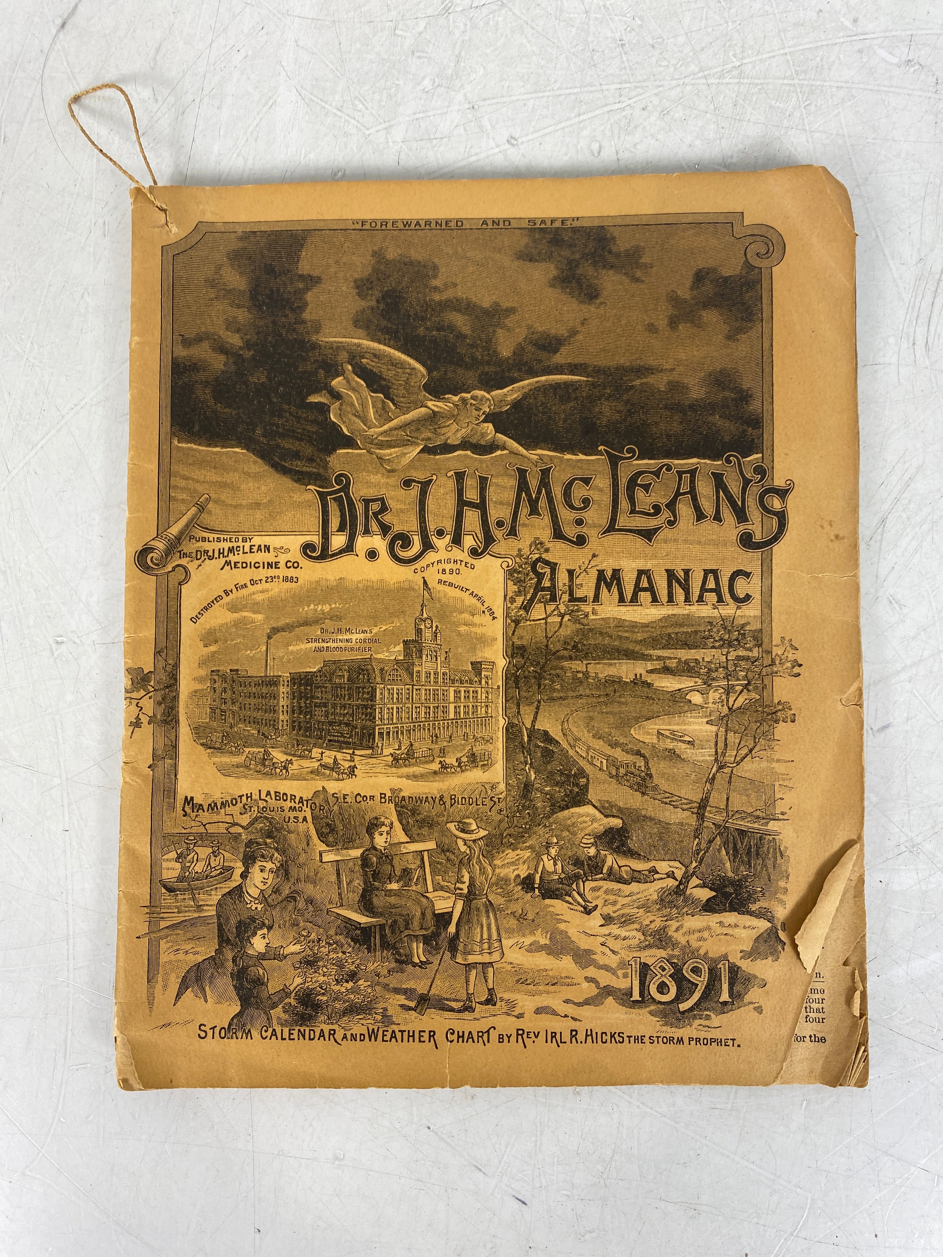 Dr. J.H. McLean's Alamanac 1890