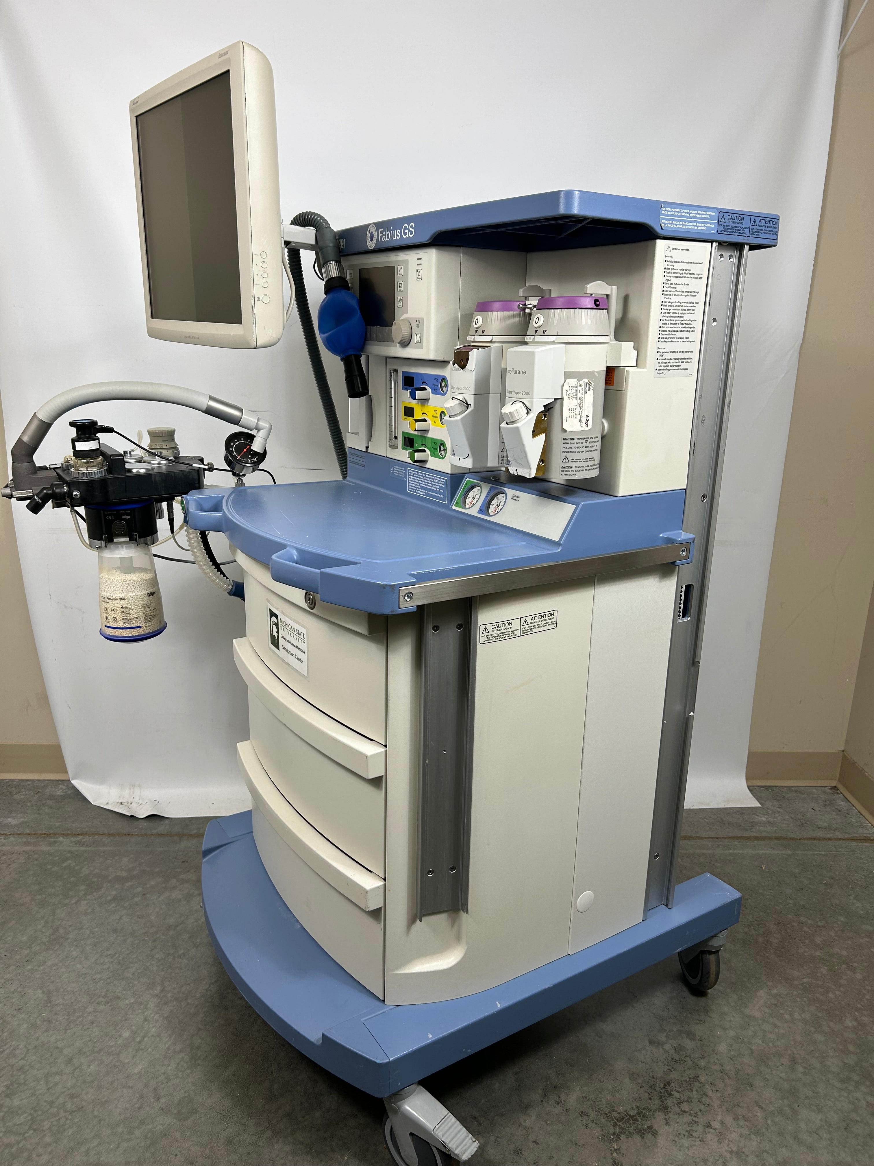 Drager Fabius GS Anesthsia Machine