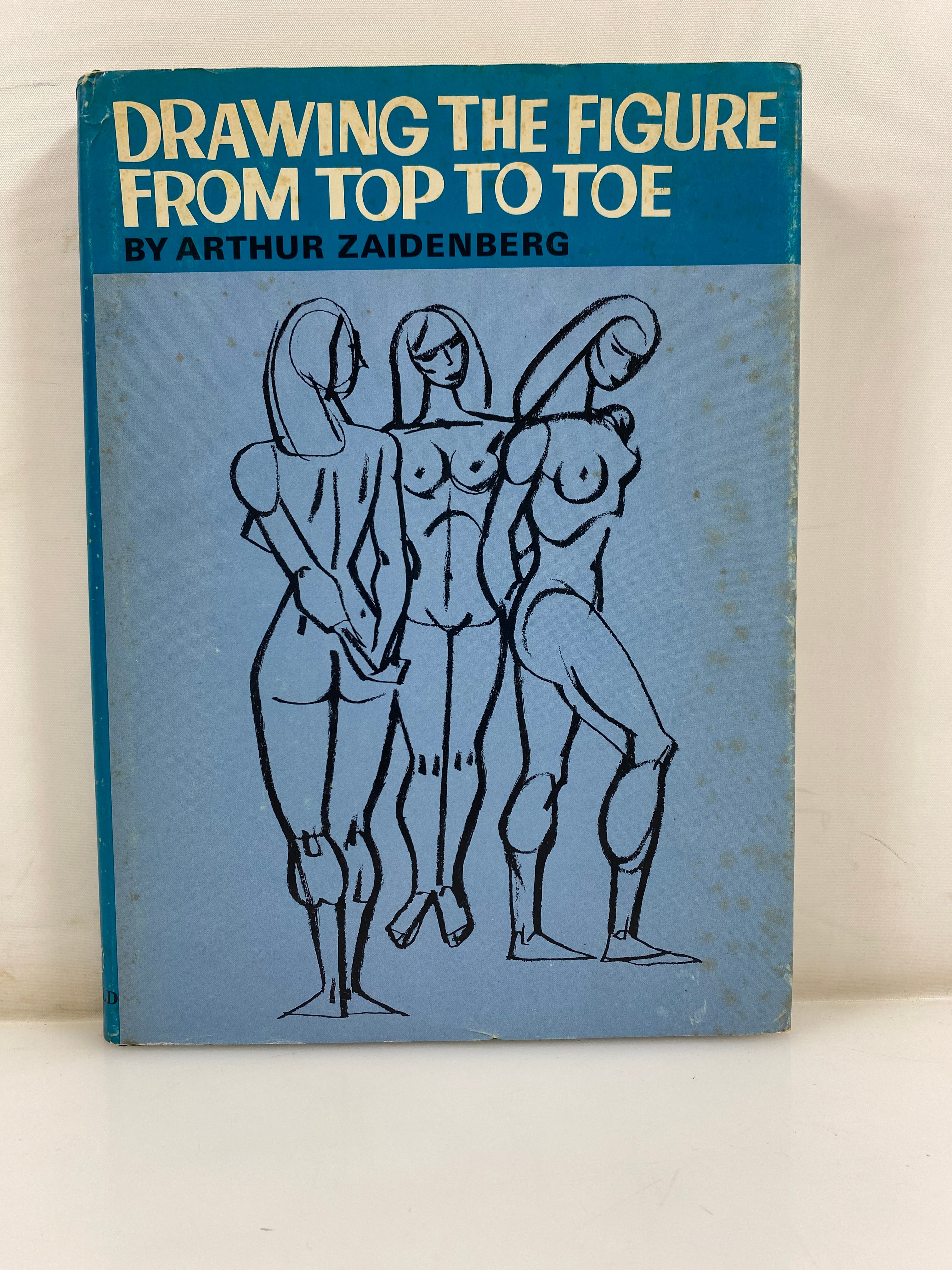 Drawing the Figure from Top to Toe Zaidenberg 1st Ed. 1966 HCDJ