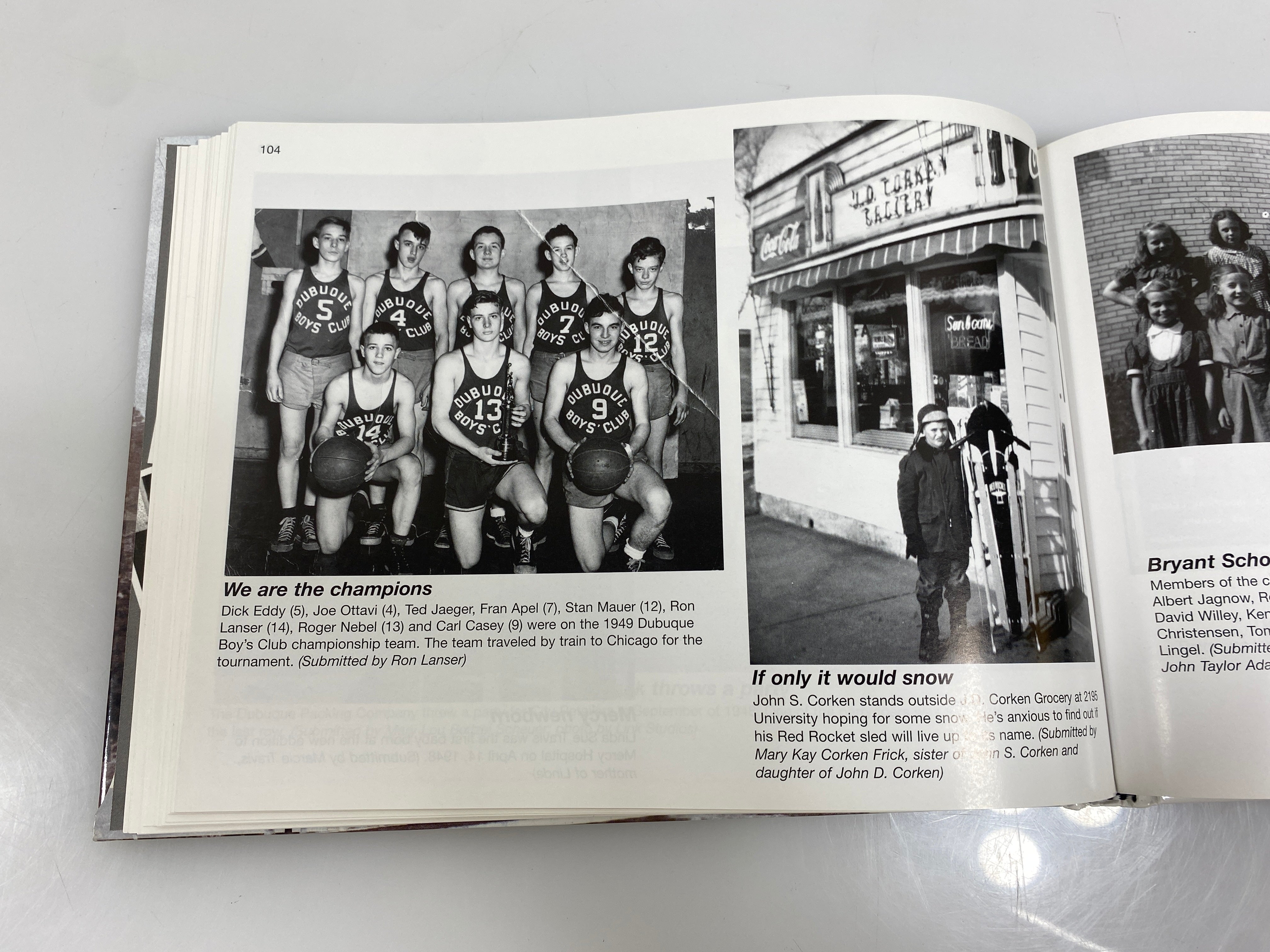 Dubuque the Birthplace of Iowa Vol V 2007 Telegraph Herald Inscribed HC