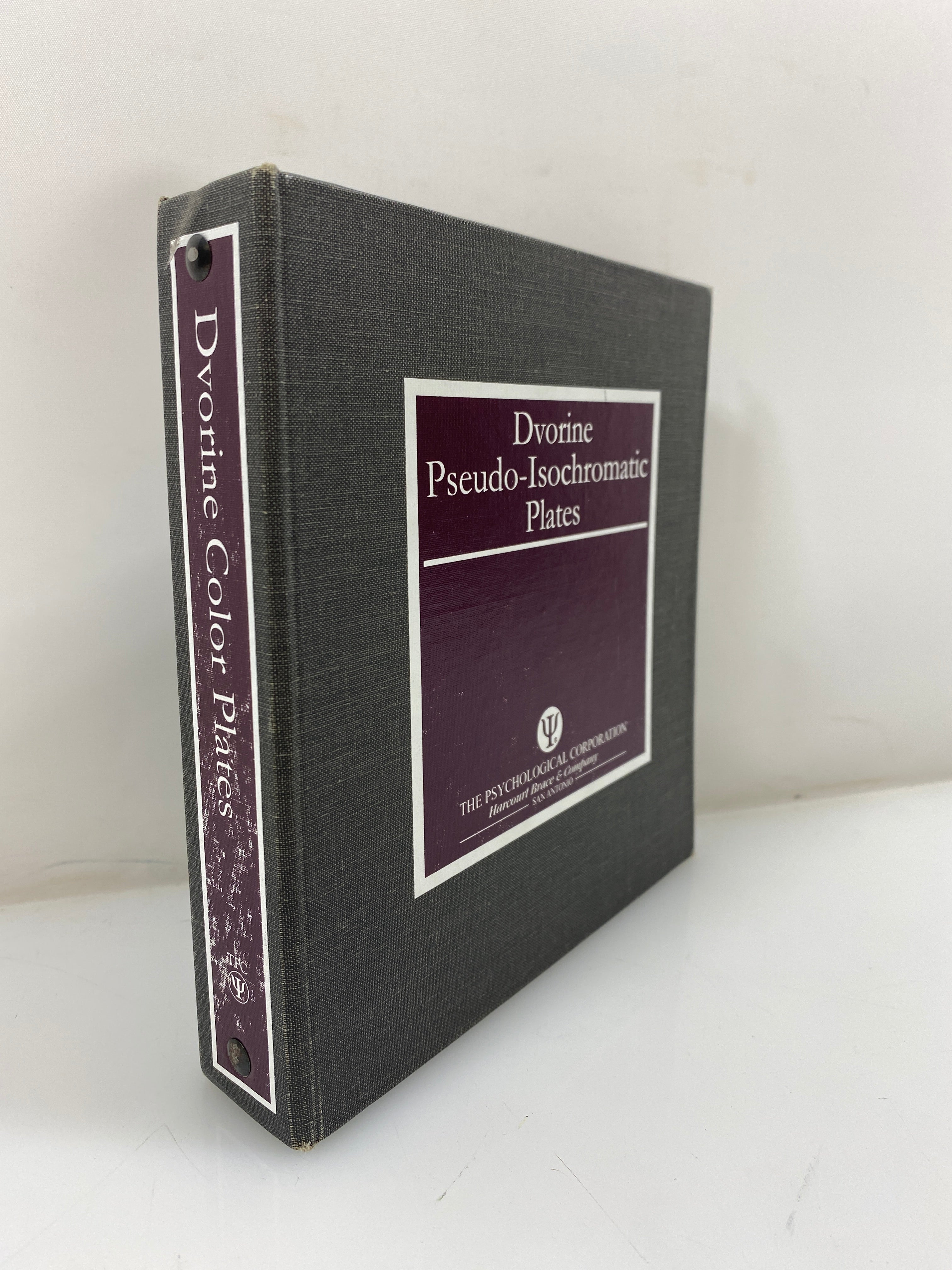 Dvorine Pseudo-Isochromatic Plates 2nd Edition 1953 Binder Bound