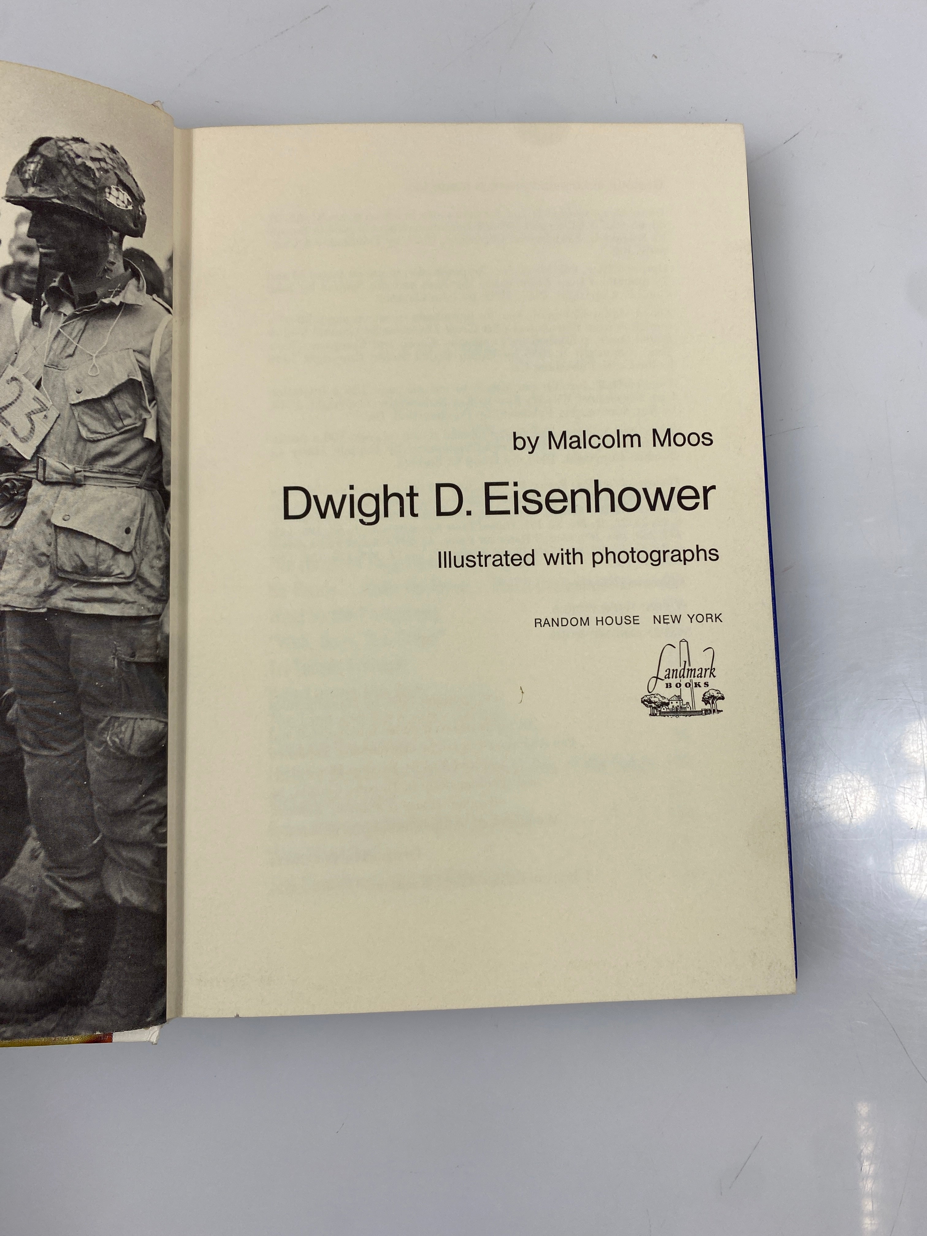 Dwight D. Eisenhower Malcom Moos Random House 1964 HC