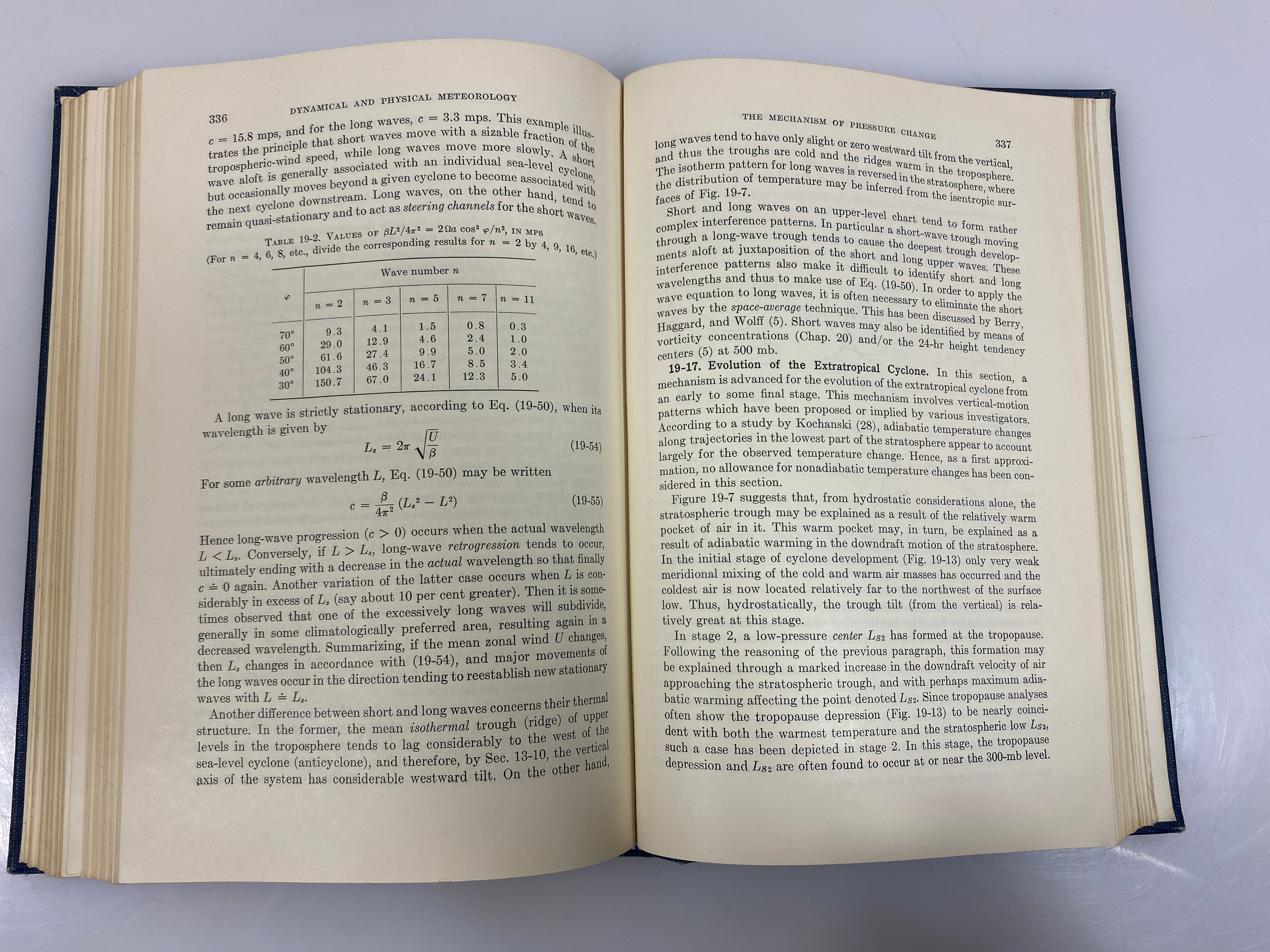 Dynamical and Physical Meteorology by Haltiner/Martin 1957 HC