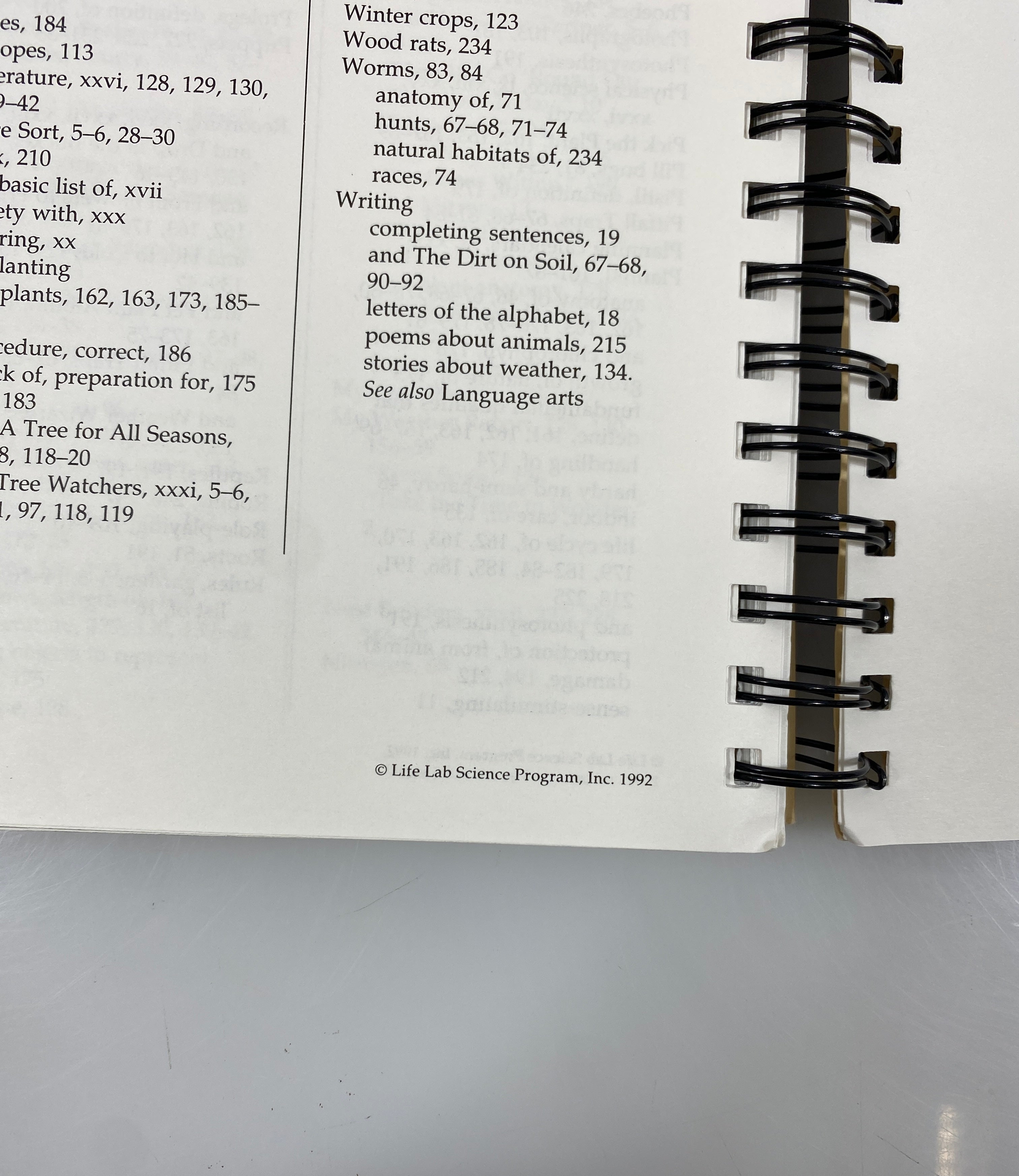 Earth is Home Life Lab Science Grade 1 Teacher's Resource Book Spiral Bound