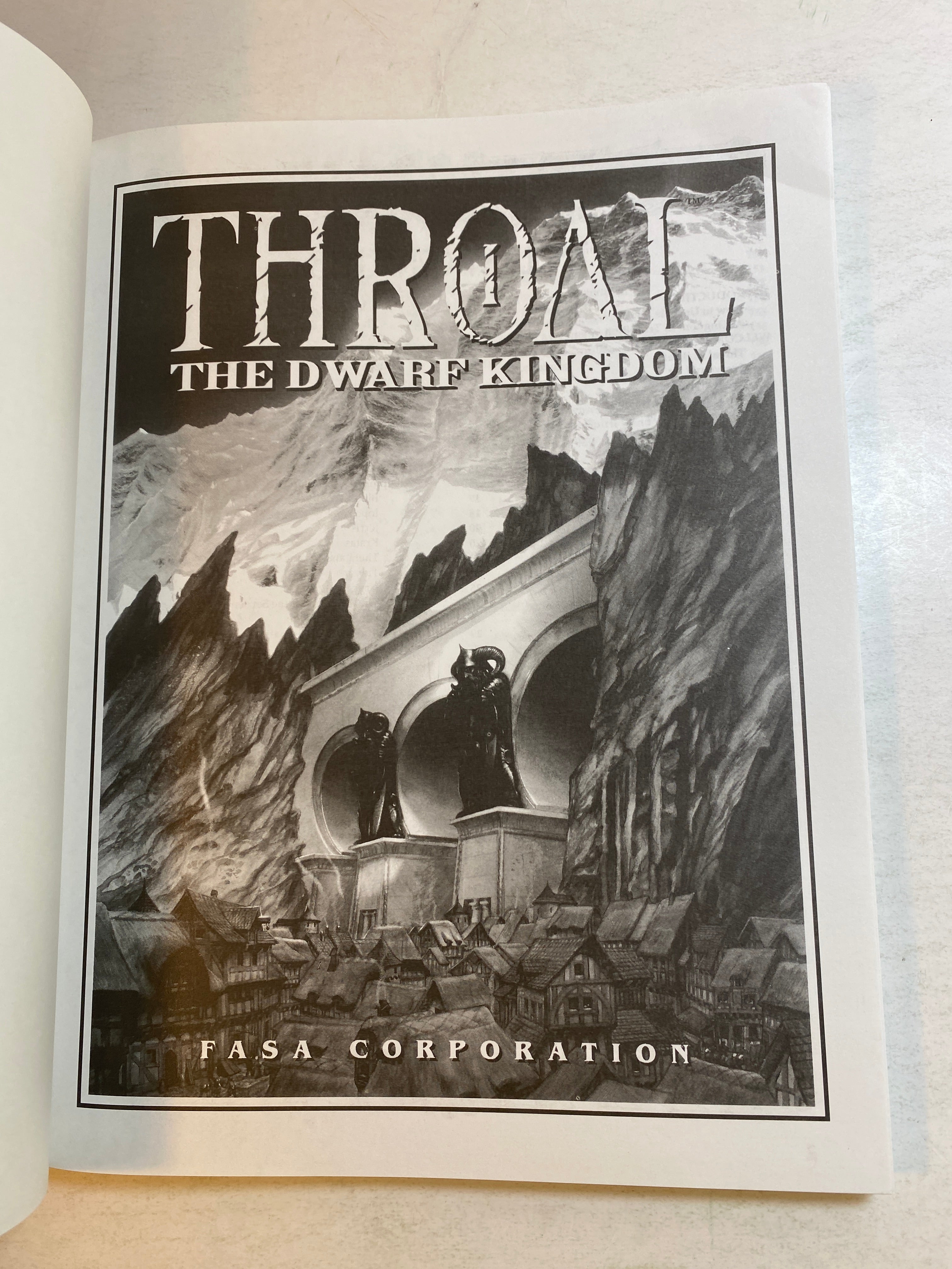Earthdawn RPG Throal Dwarf Kingdom SC 1996