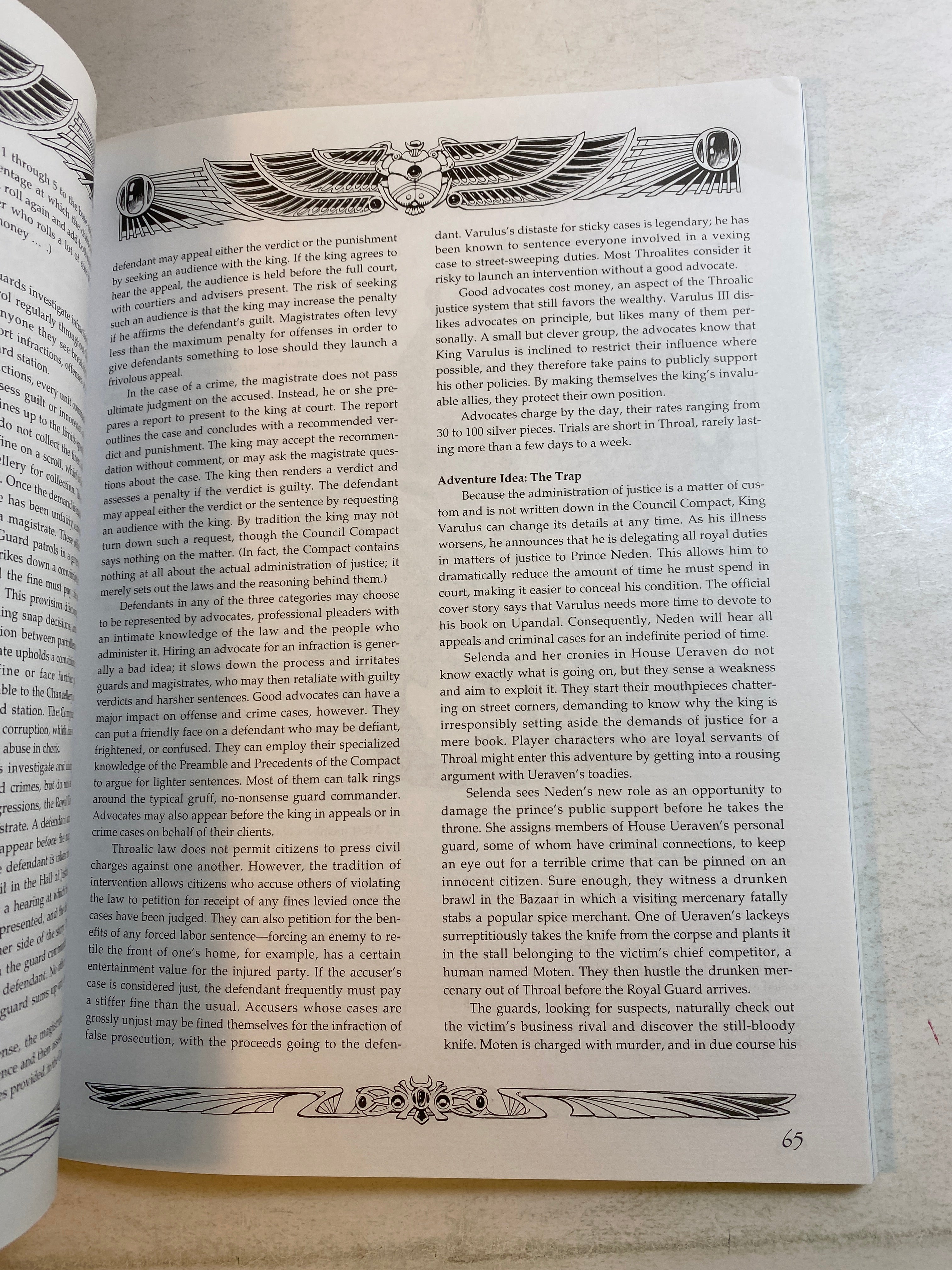 Earthdawn RPG Throal Dwarf Kingdom SC 1996