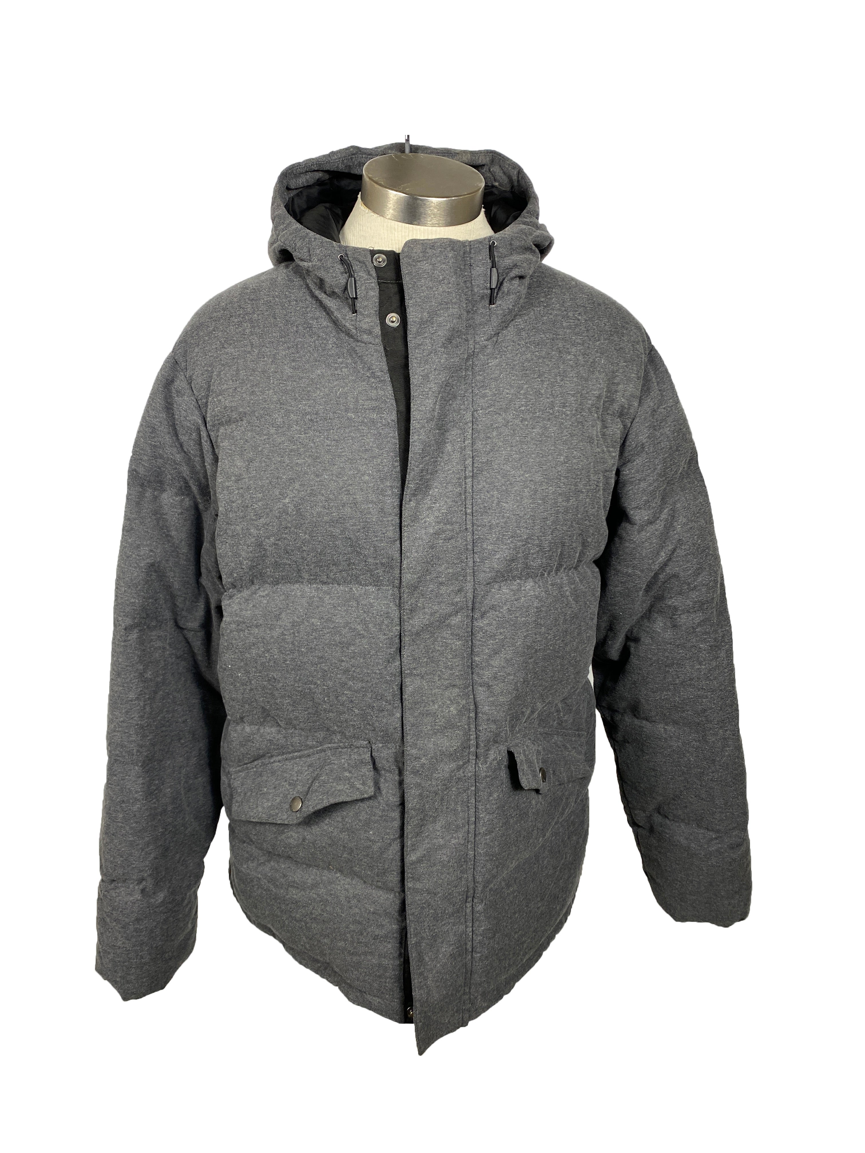 Eddie Bauer Grey Winter Coat Men's Size L