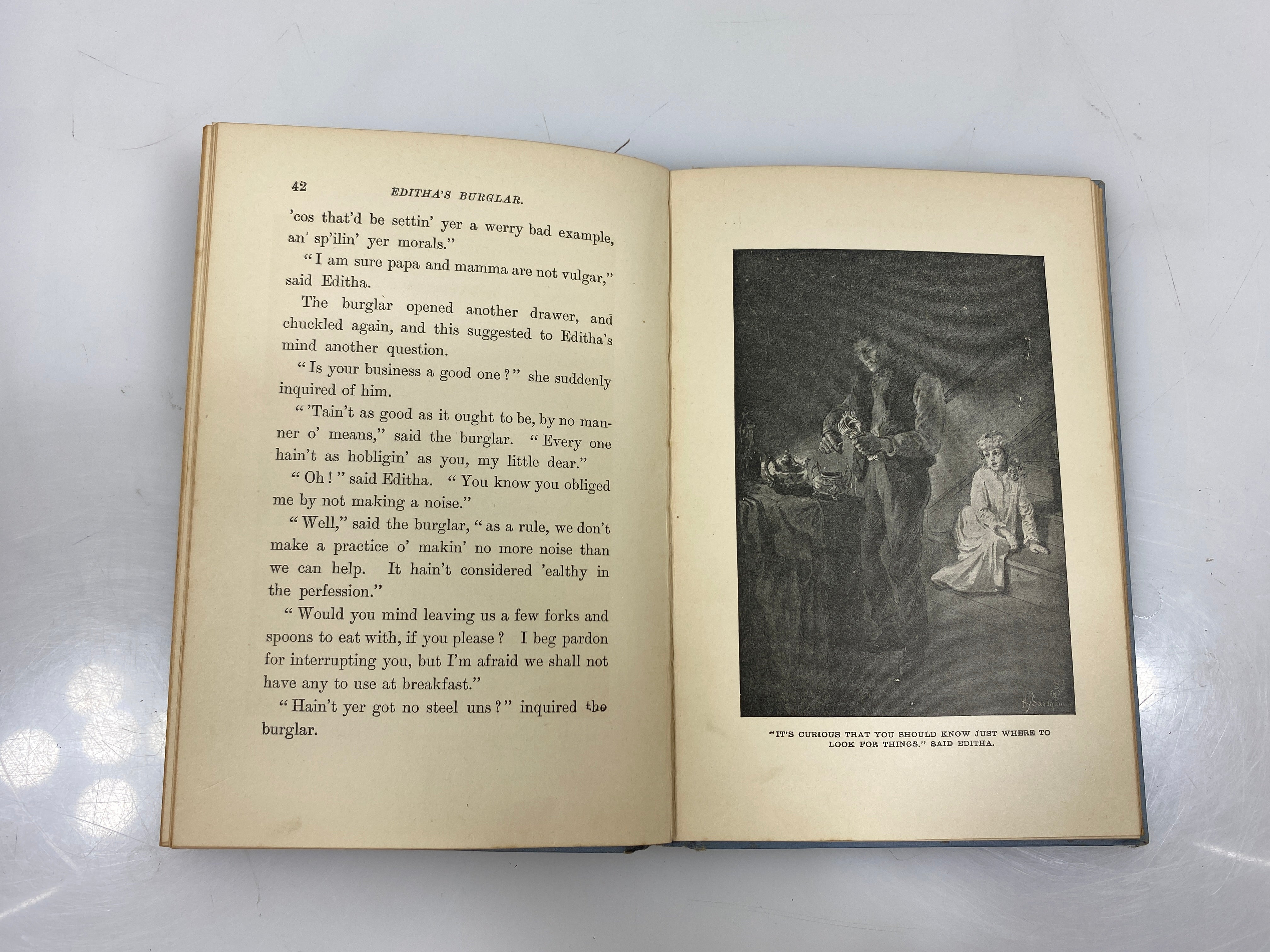 Editha's Burglar by Burnett The Page Company 1888 HC