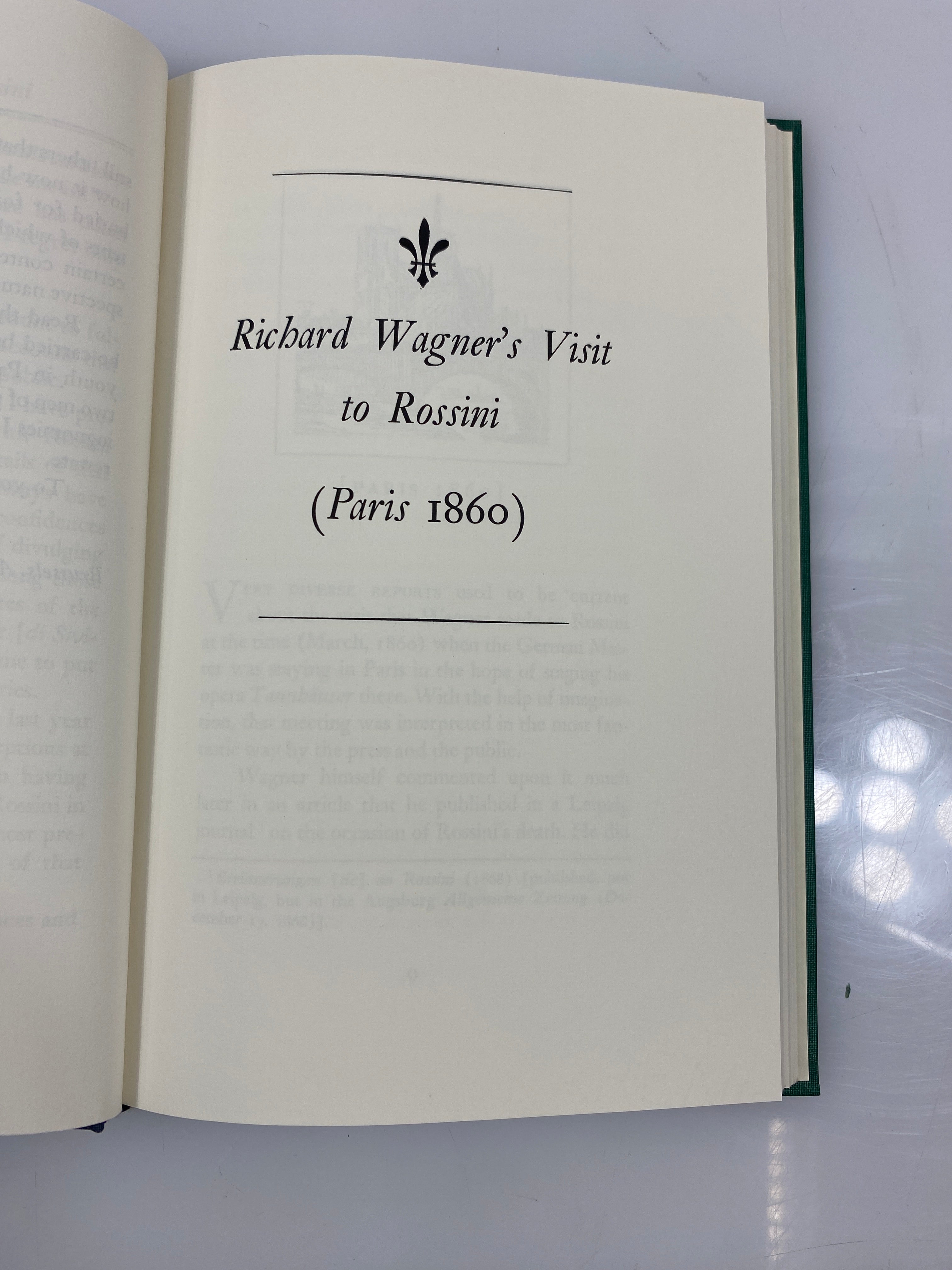 Edmond Michotte Visits to Rossini 2-in-1 Book 1968 Slipcase HC