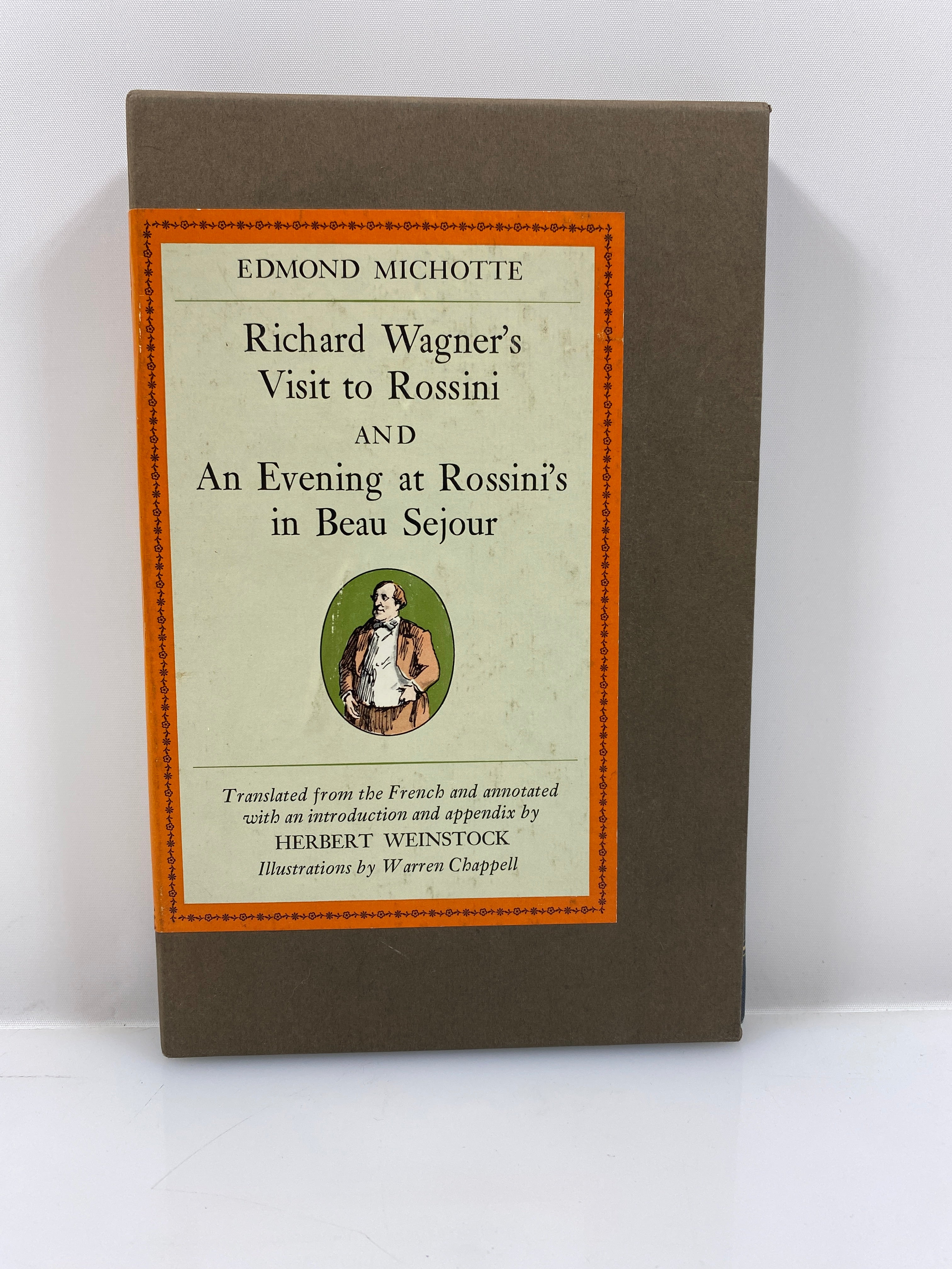 Edmond Michotte Visits to Rossini 2-in-1 Book 1968 Slipcase HC