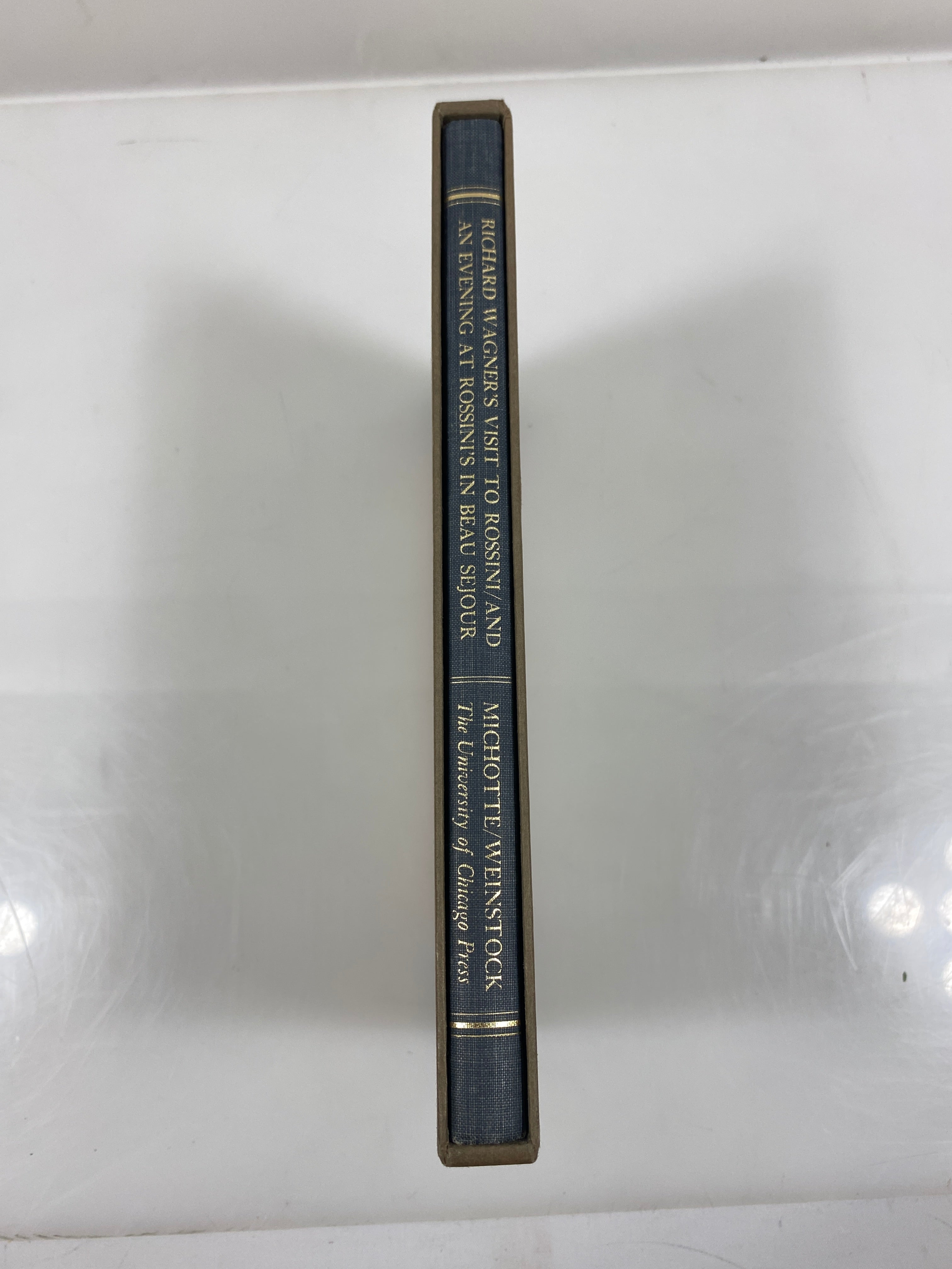 Edmond Michotte Visits to Rossini 2-in-1 Book 1968 Slipcase HC