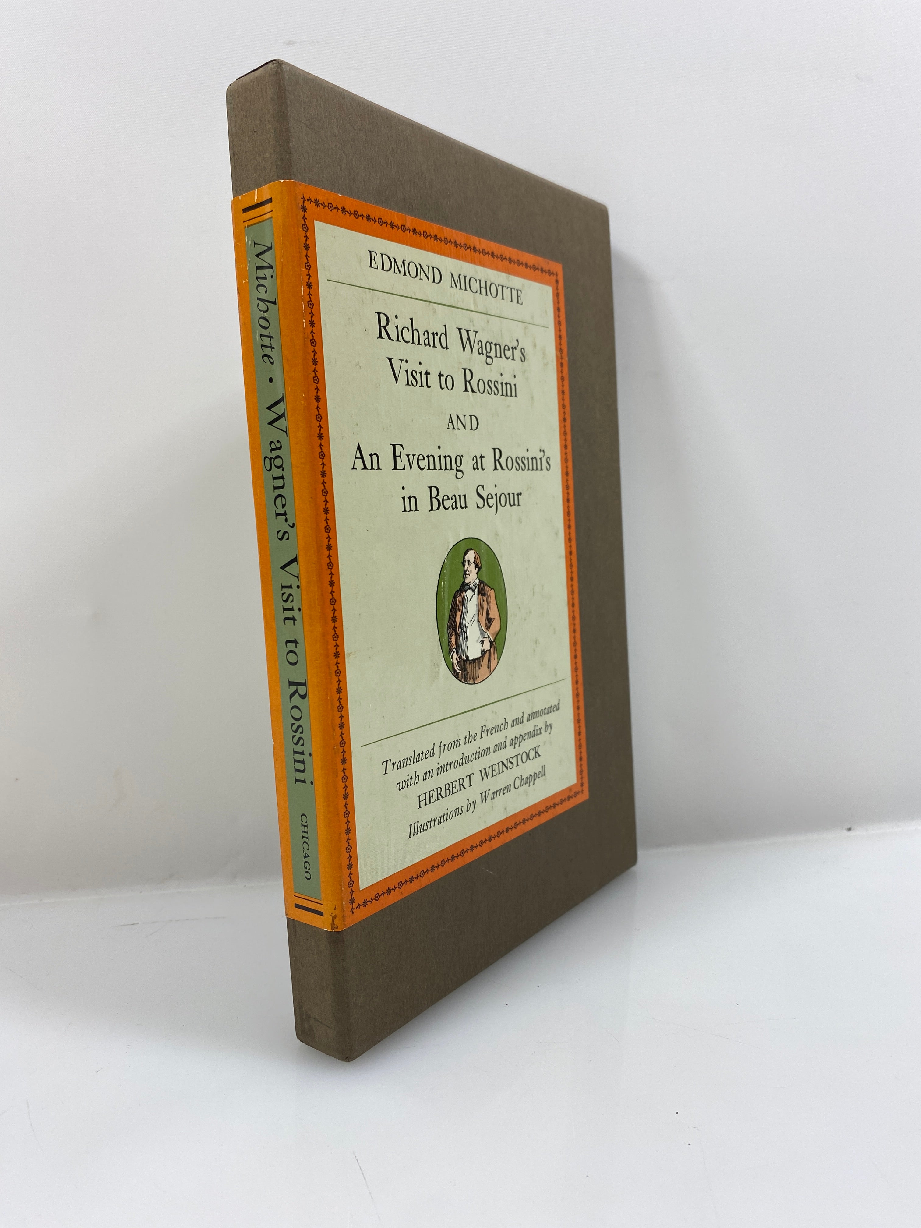 Edmond Michotte Visits to Rossini 2-in-1 Book 1968 Slipcase HC