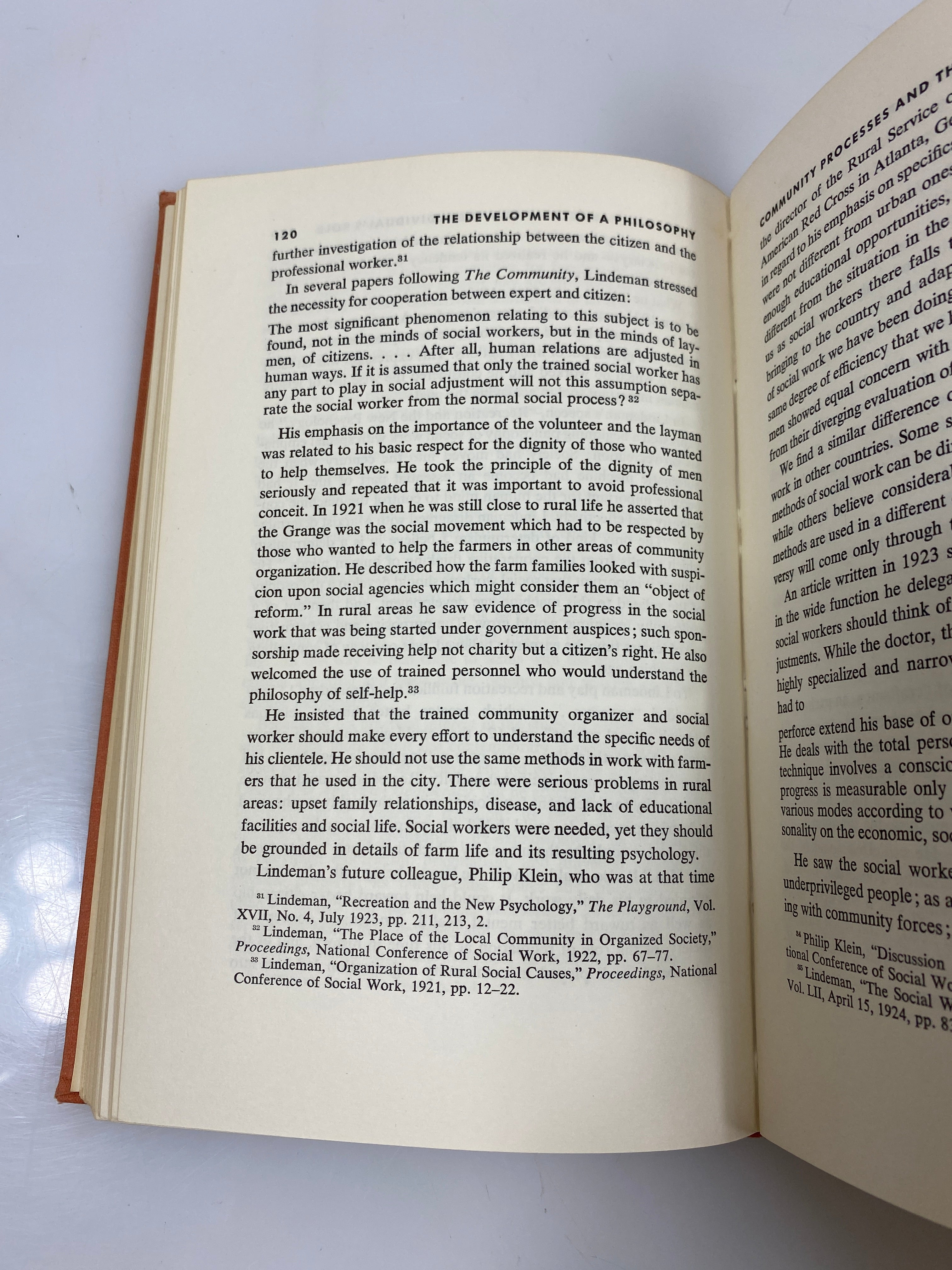 Eduard C. Lindeman and Social Work Philosophy by Konopka Ex-library 1958 HC