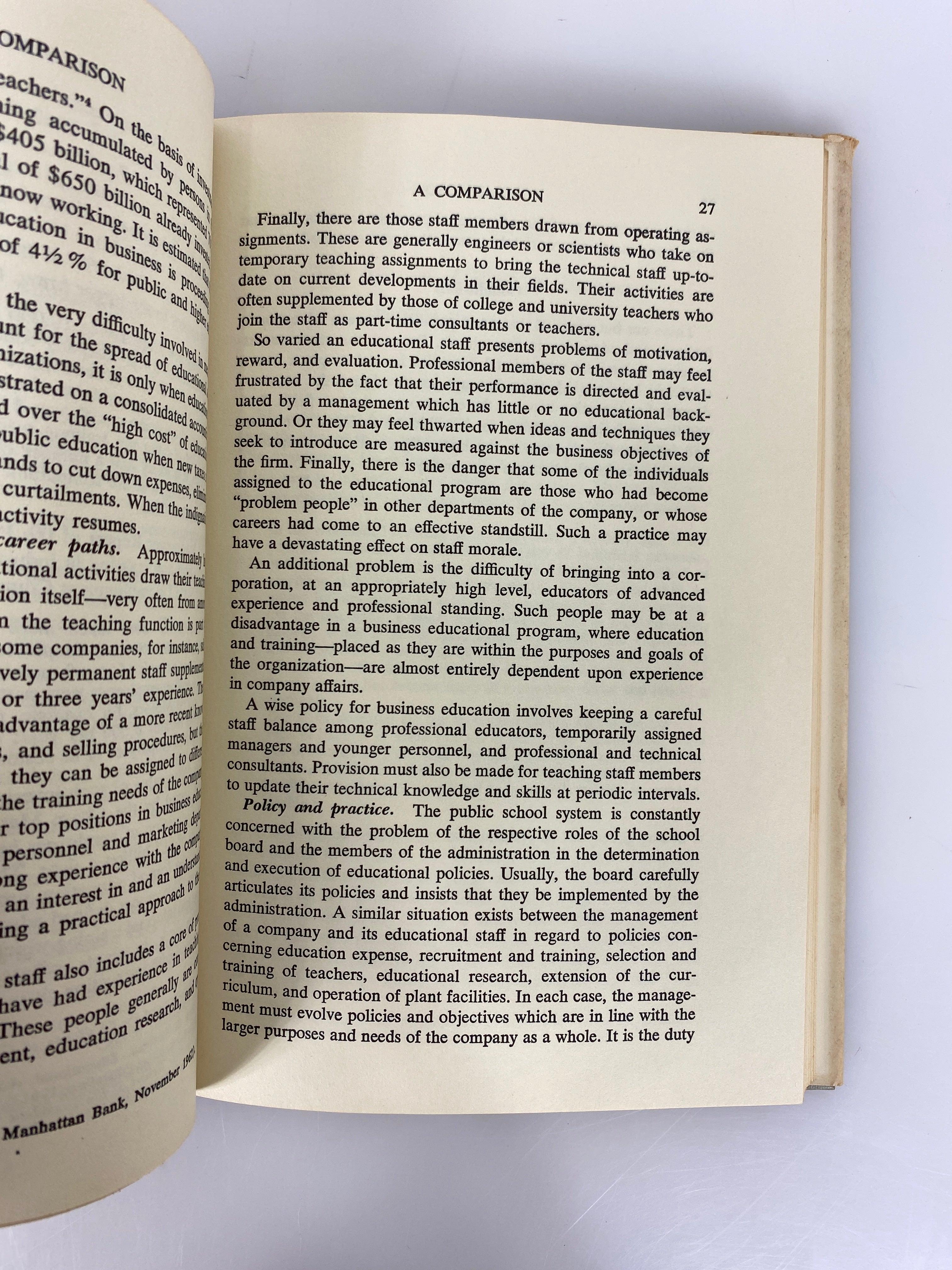 Education in Business & Industry Decarlo/Robinson 1968 2nd Printing HCDJ