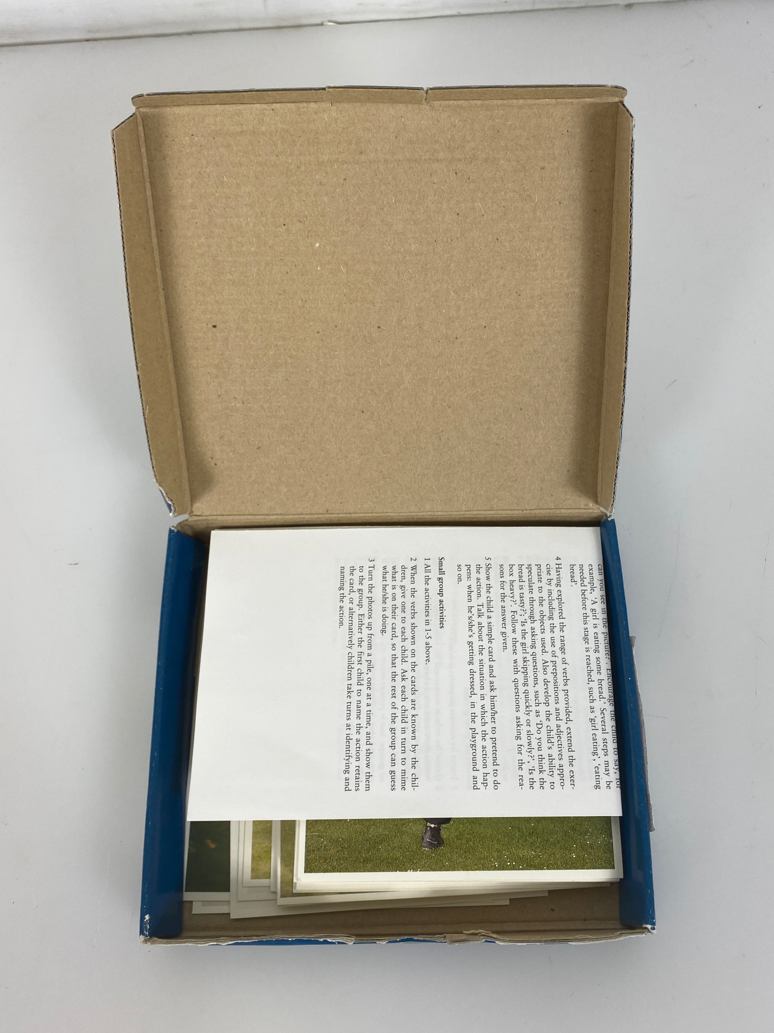 Educational Child Development Photo Action Cards