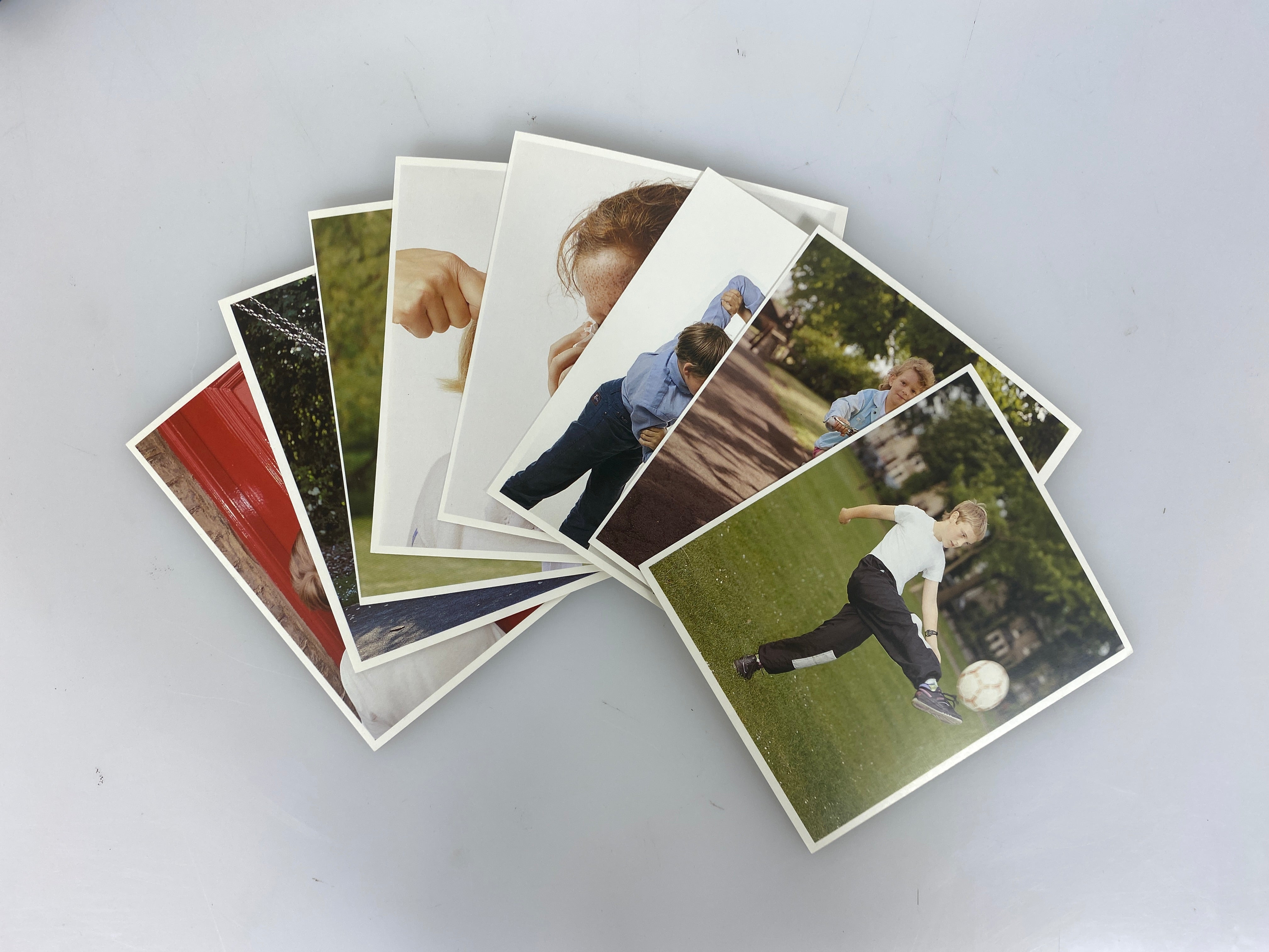 Educational Child Development Photo Action Cards
