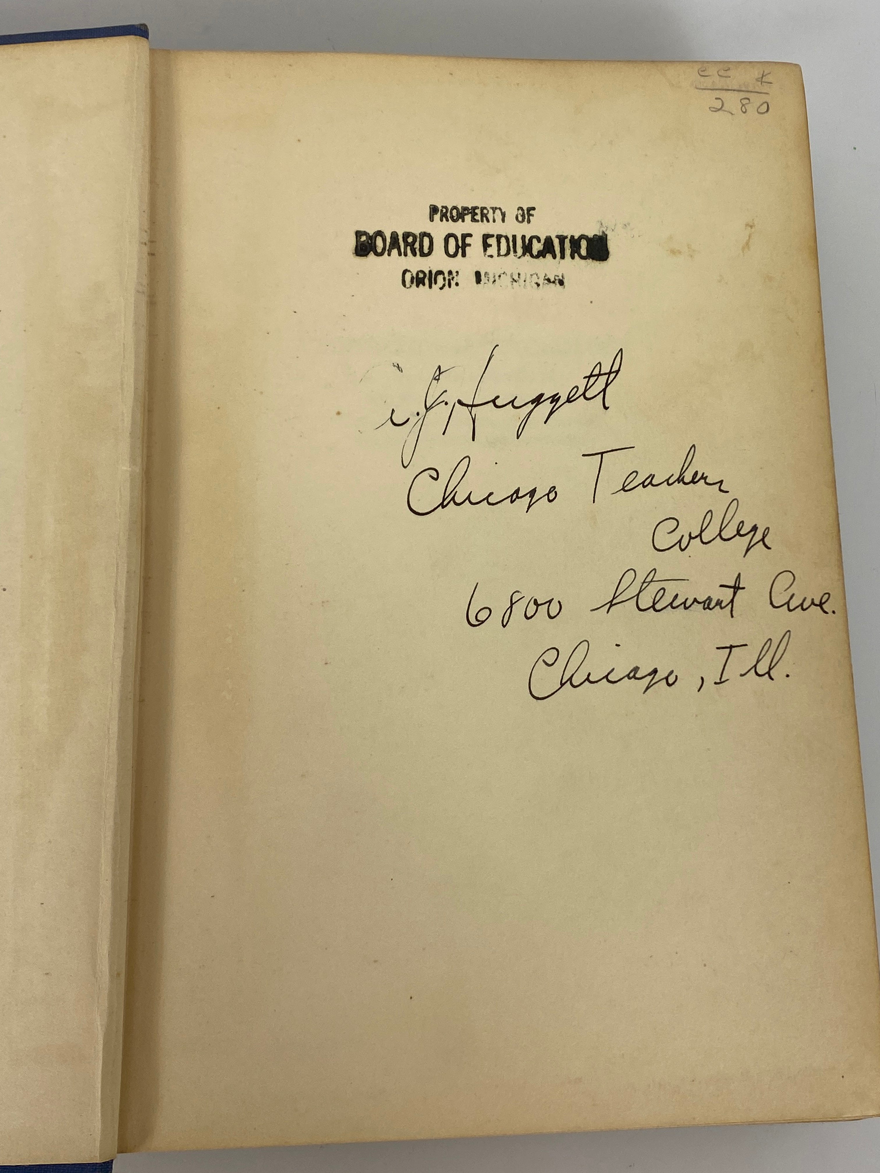 Educational Psychology William Clark Trow 1931 Vintage HC 1st Edition