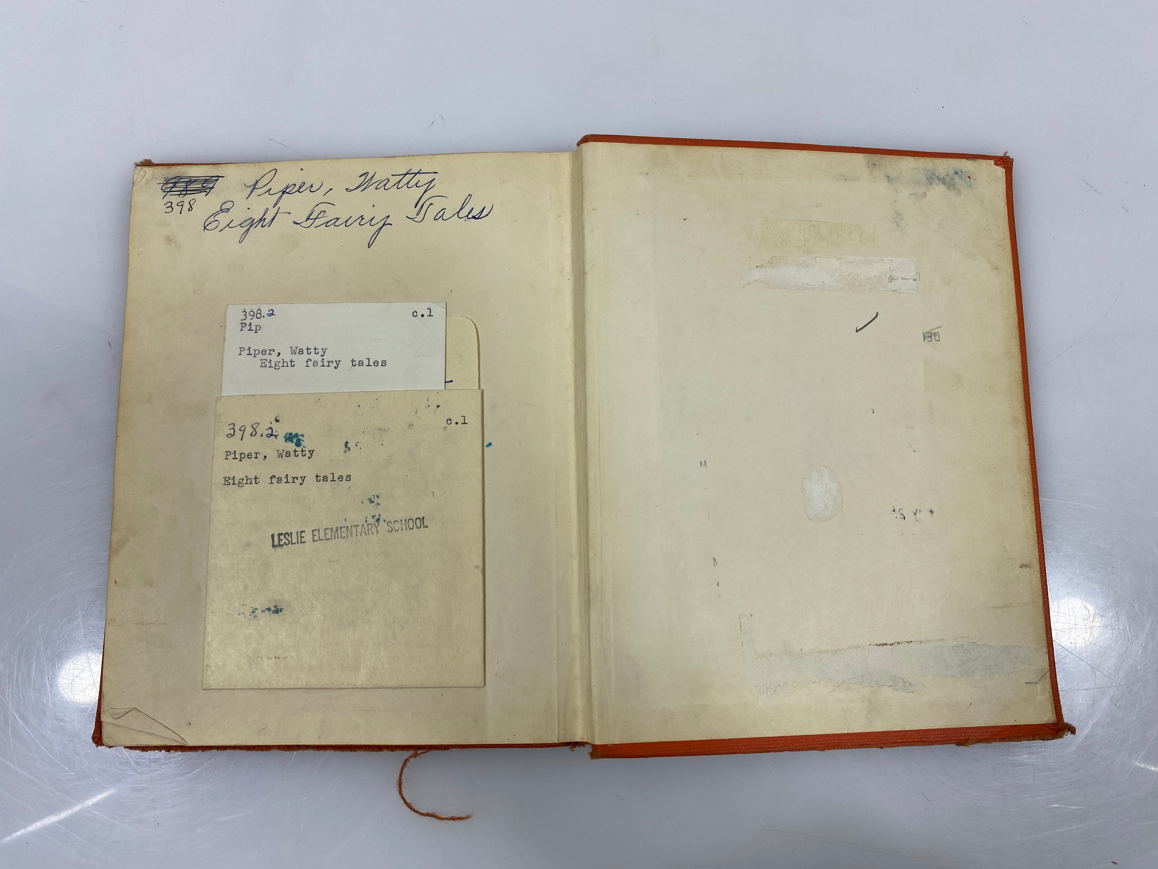 Eight Fairy Tales by Piper/Goddard 1938 Ex-library HC