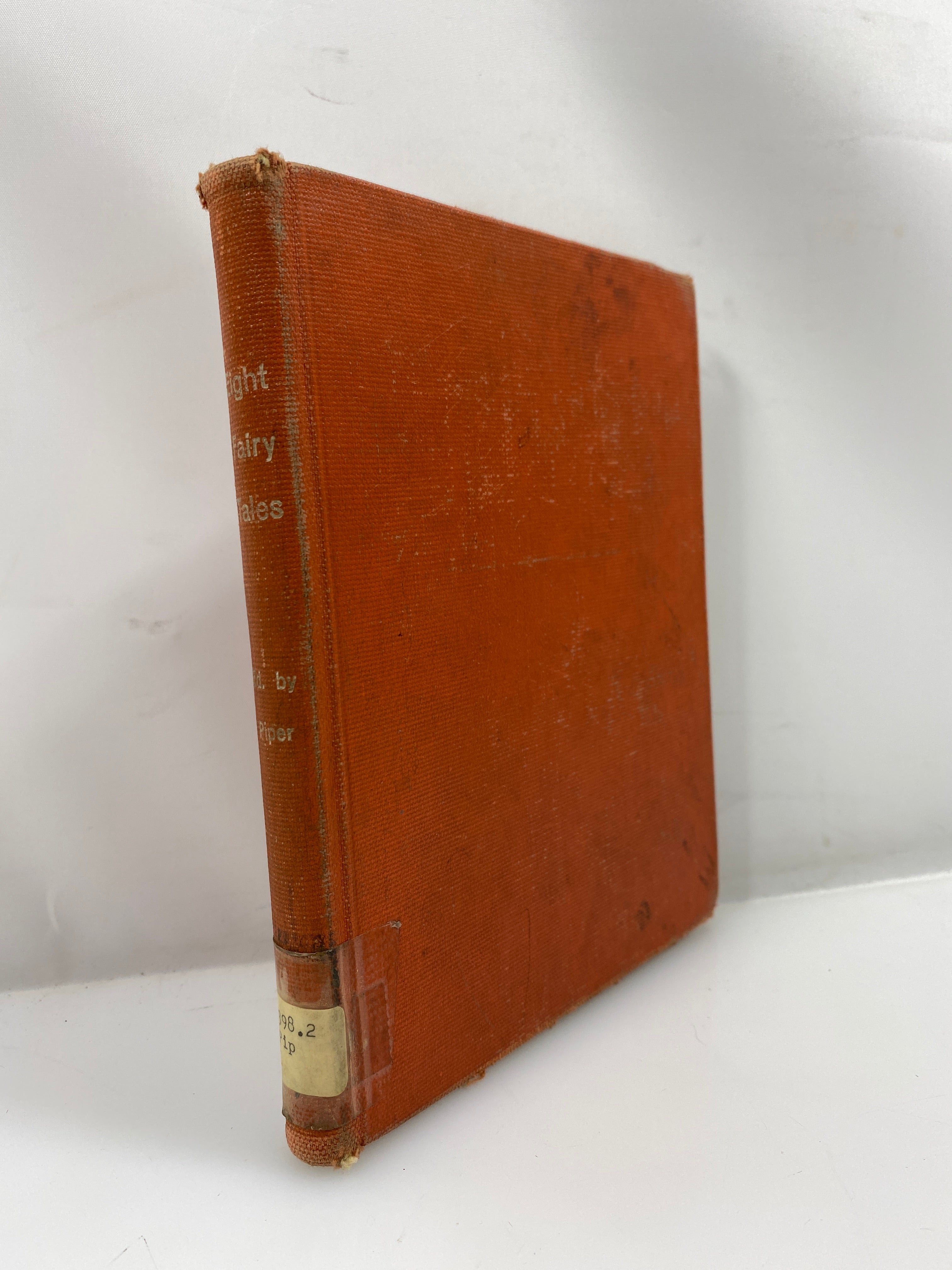 Eight Fairy Tales by Piper/Goddard 1938 Ex-library HC