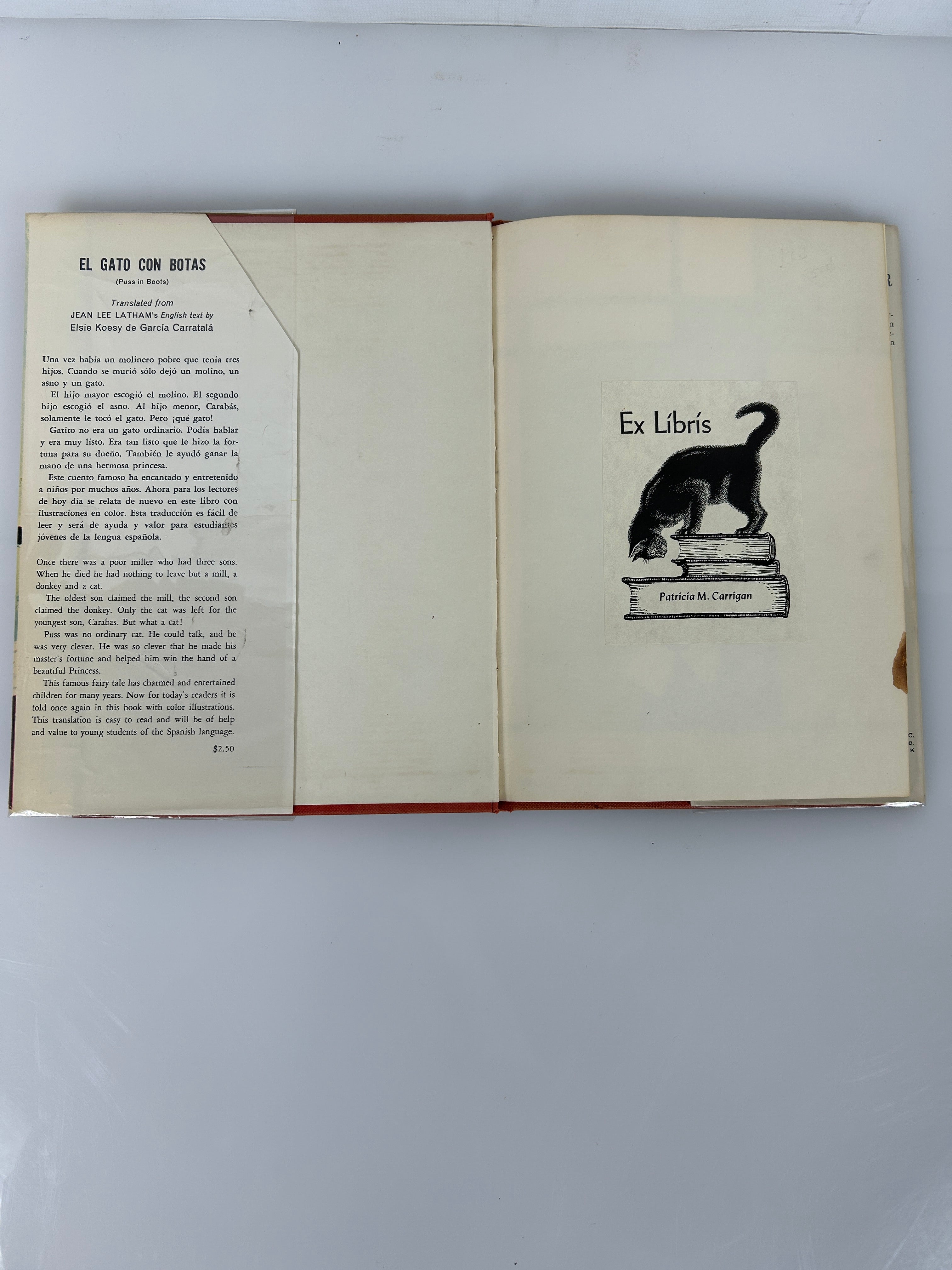 El Gato Con Botas (Puss In Boots) 1961 presumed 1st Edition