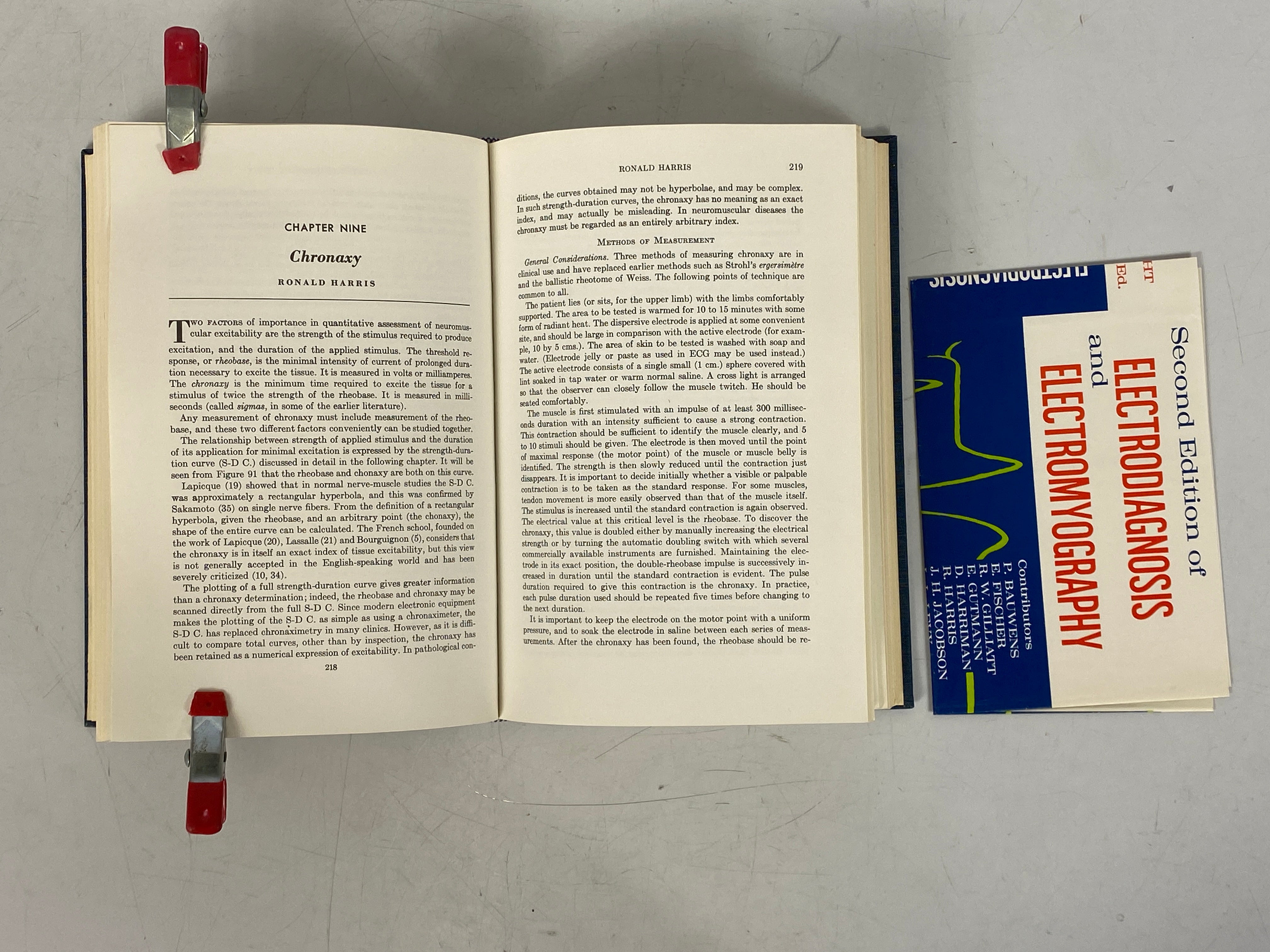 Electrodiagnosis and Electromyography Sidney Licht 1970 4th Print Ex-Library HC