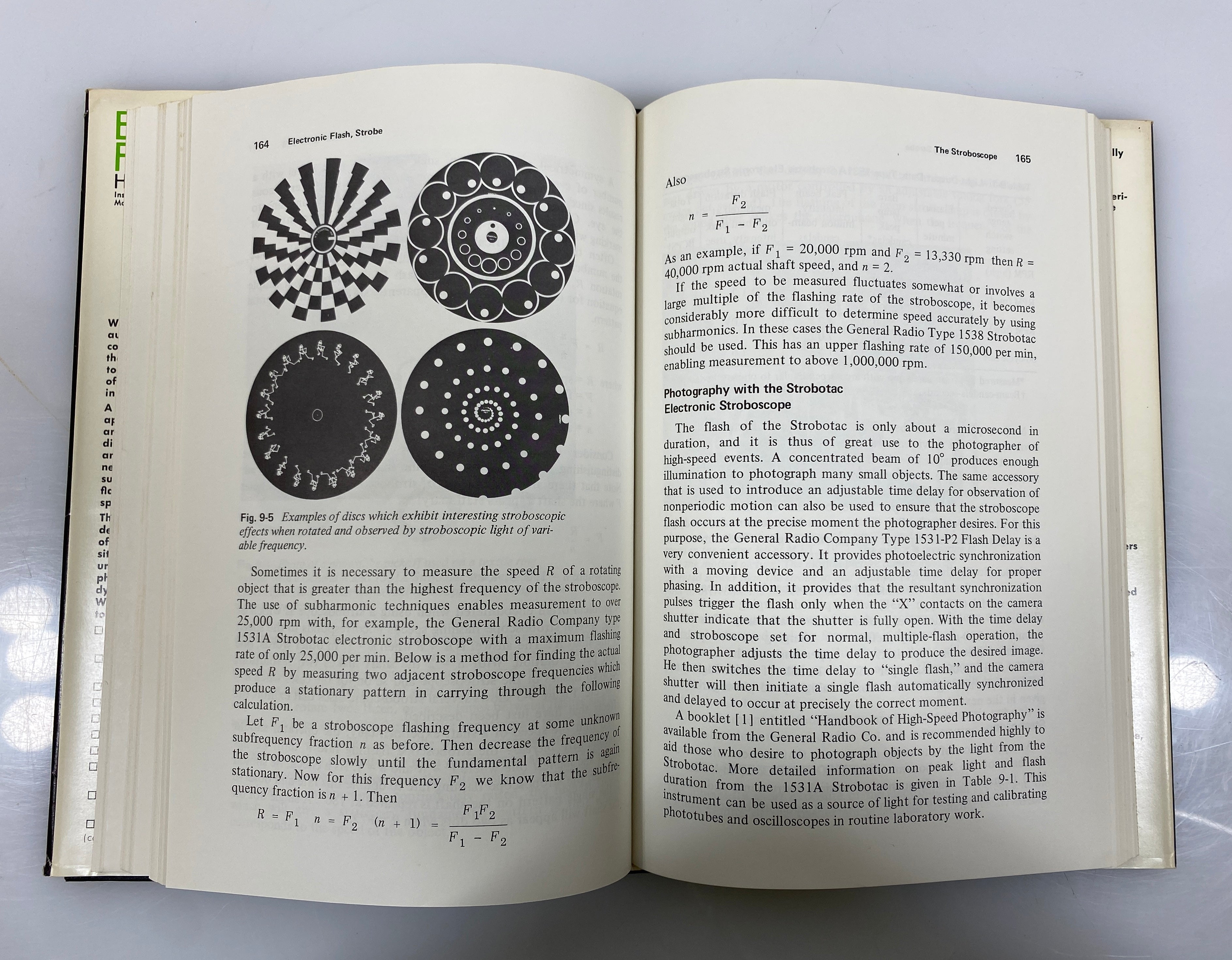 Electronic Flash Strobe by Harold Edgerton 1970 Vintage HC DJ