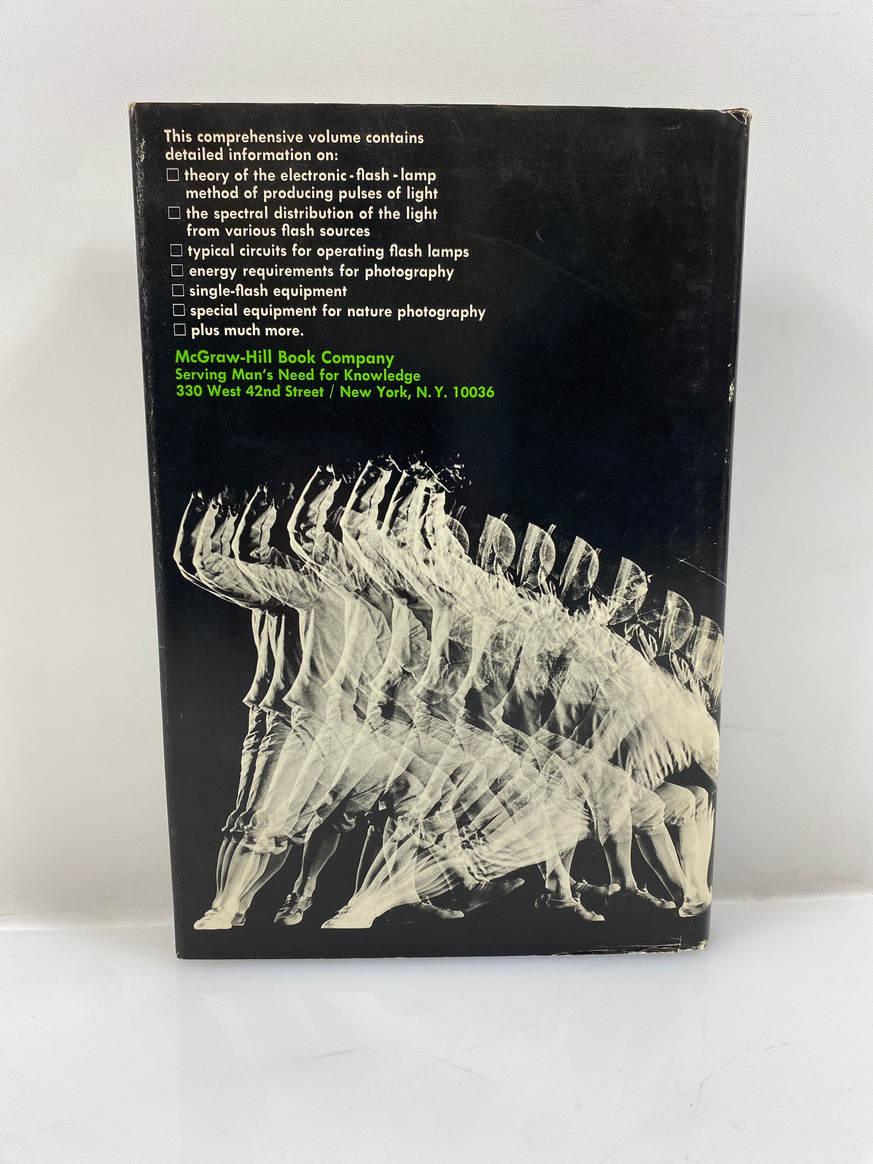 Electronic Flash Strobe by Harold Edgerton 1970 Vintage HC DJ
