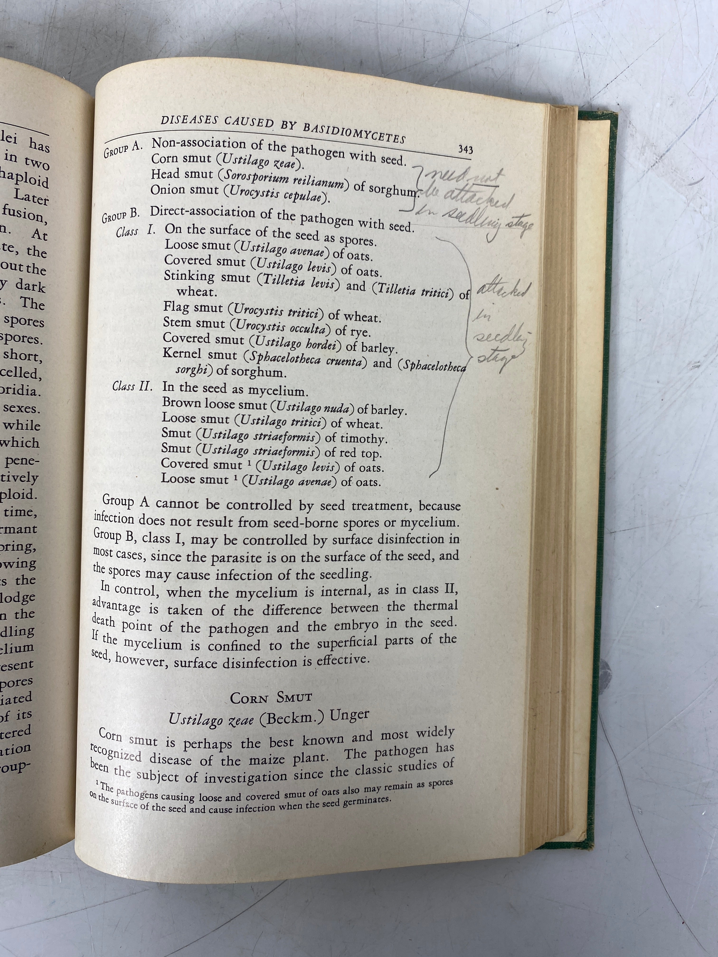 Elements of Plant Pathology by Melhus/Kent 1948 Reprint HC