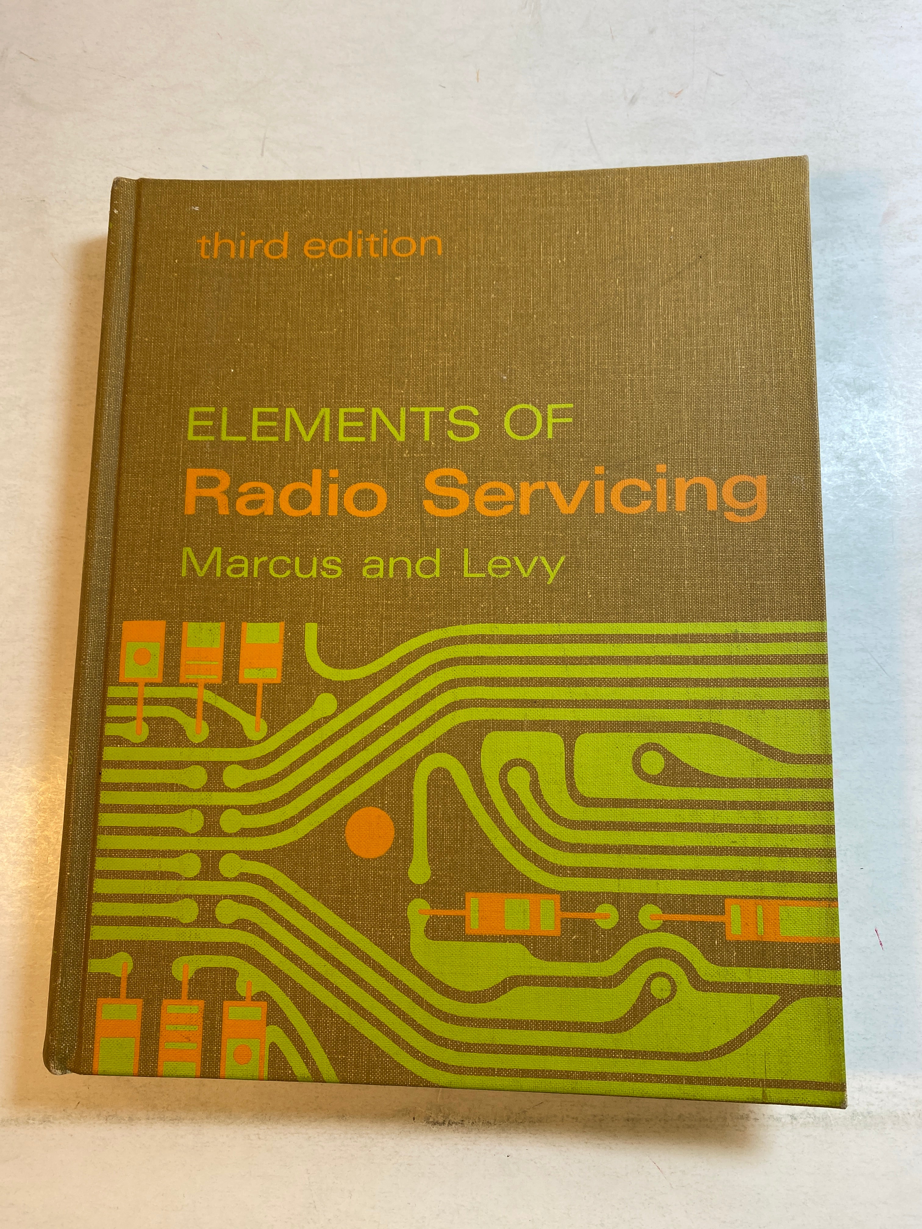Elements of Radio Servicing Third Edition Marcus and Levy HC 1967