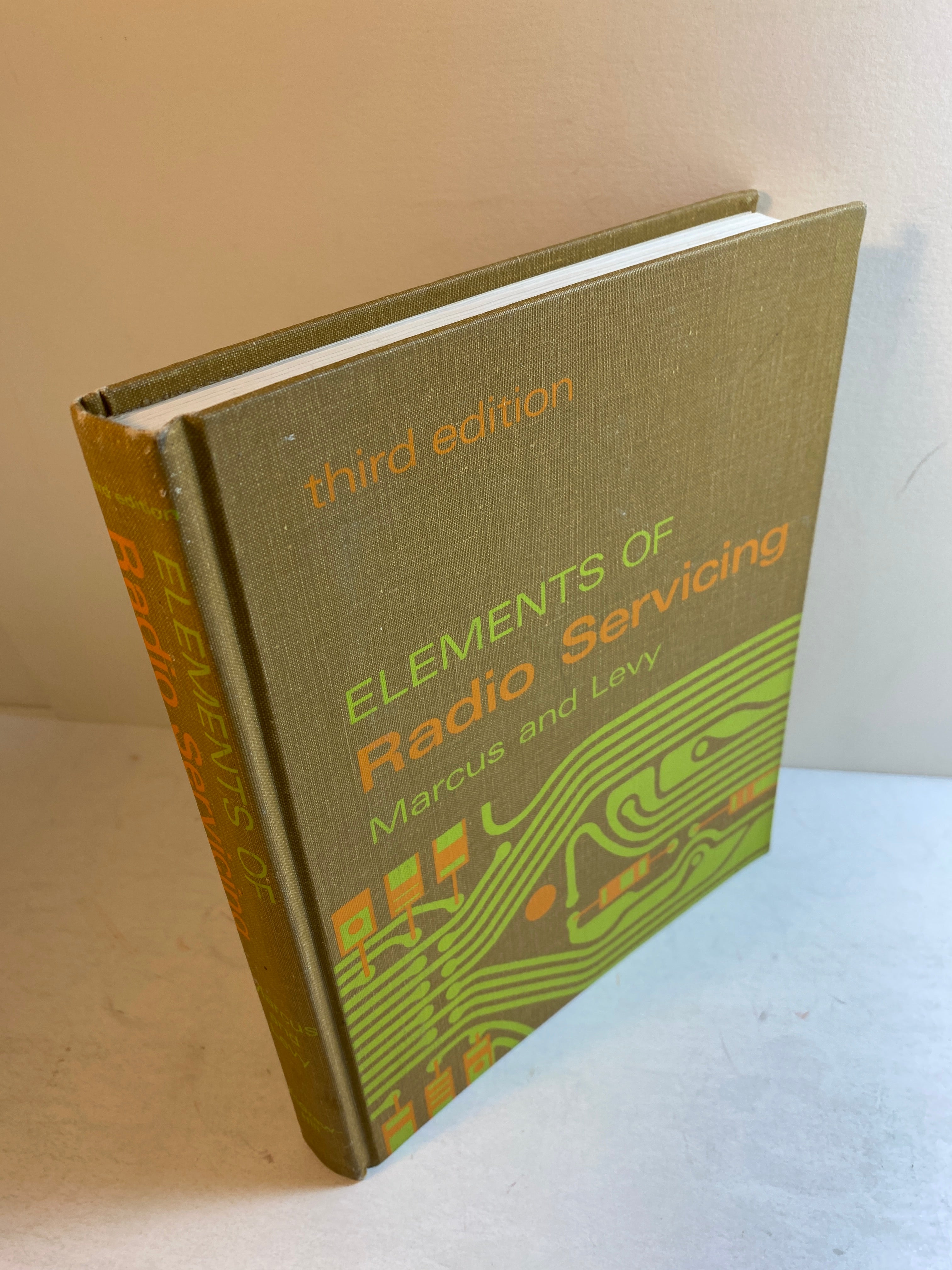 Elements of Radio Servicing Third Edition Marcus and Levy HC 1967