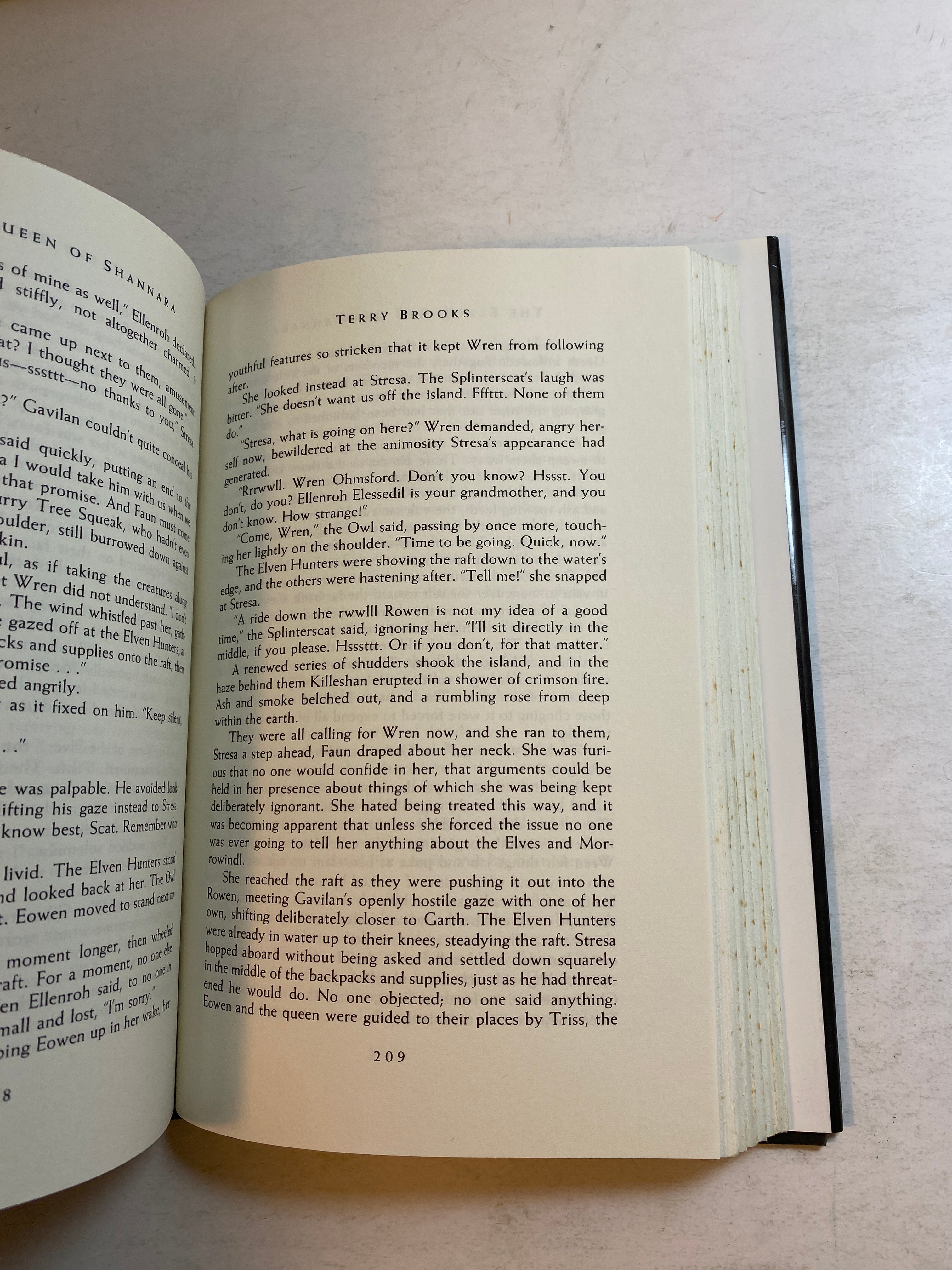 Elf Queen of Shannara Terry Brooks HCDJ 1992 First Edition