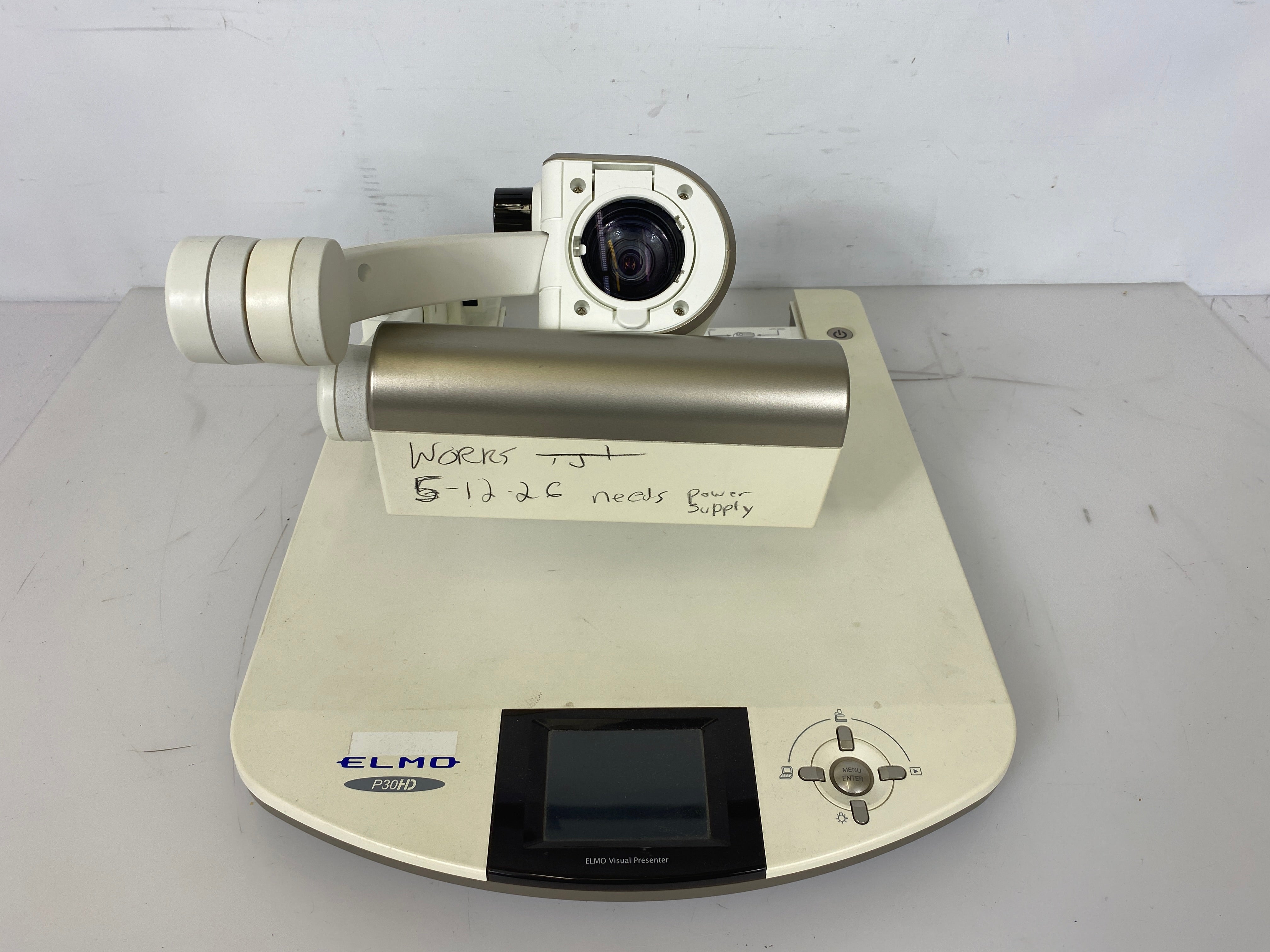 Elmo P30HD Visual Presenter Document Camera *No Power Supply* #2