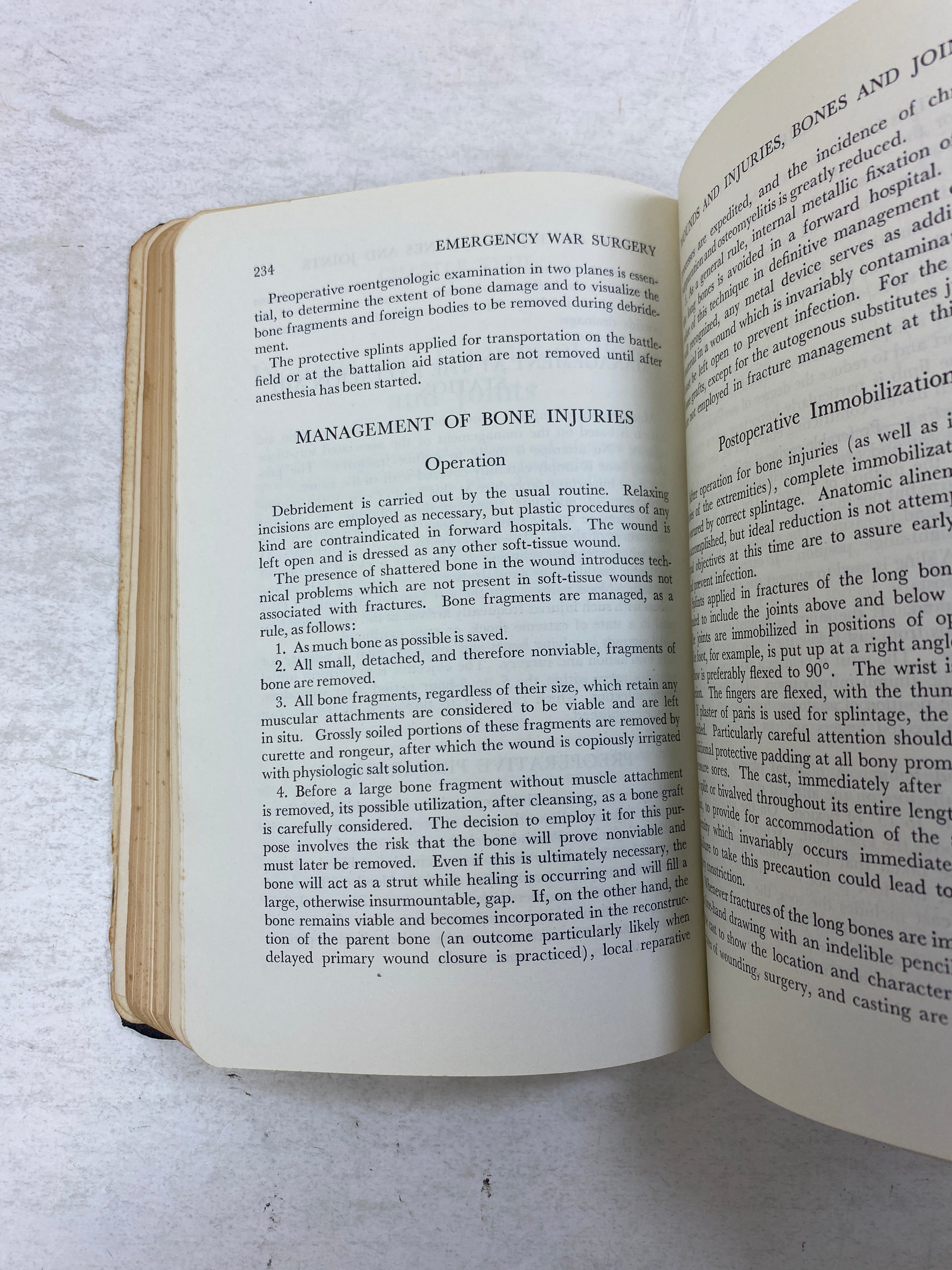 Emergency War Surgery NATO handbook 1958 HC