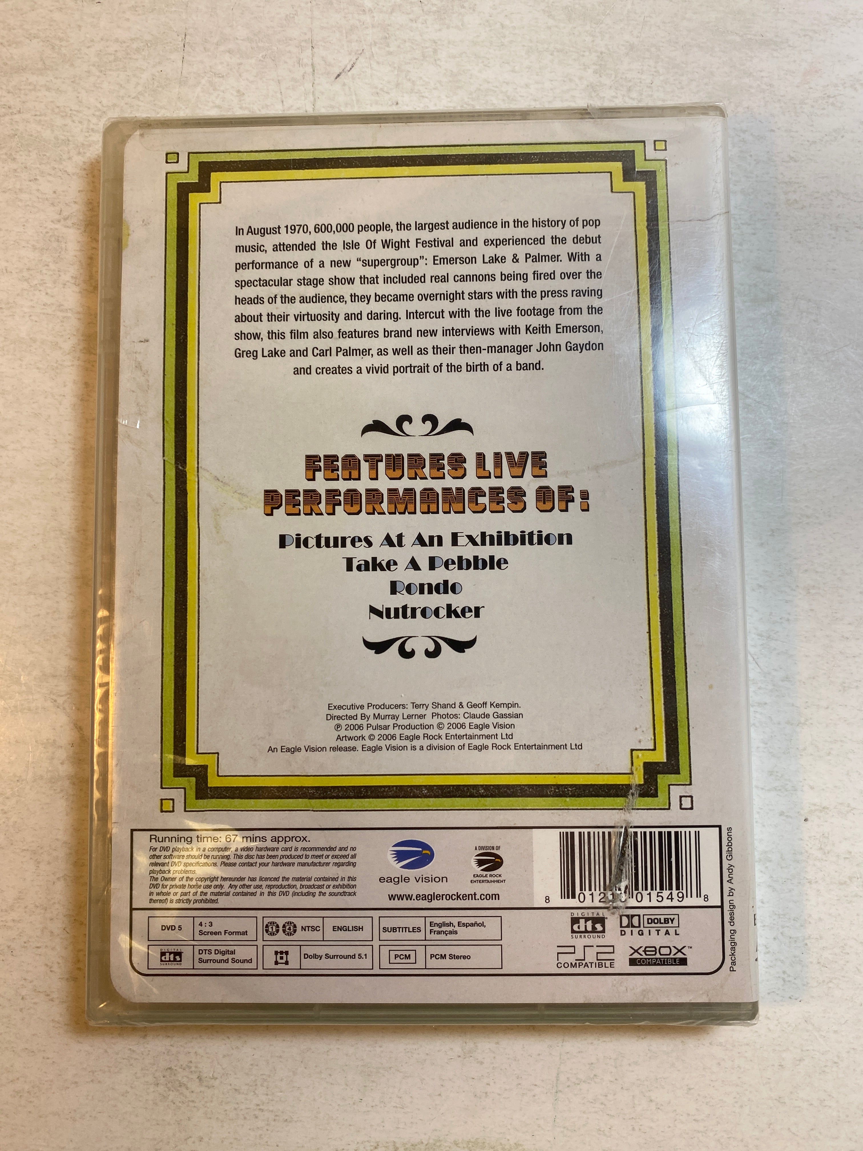 Emerson Lake and Palmer Birth of a Band DVD 2006 *New*