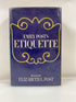Emily Post's Etiquette by Elizabeth Post Ex-library 1969 HCDJ
