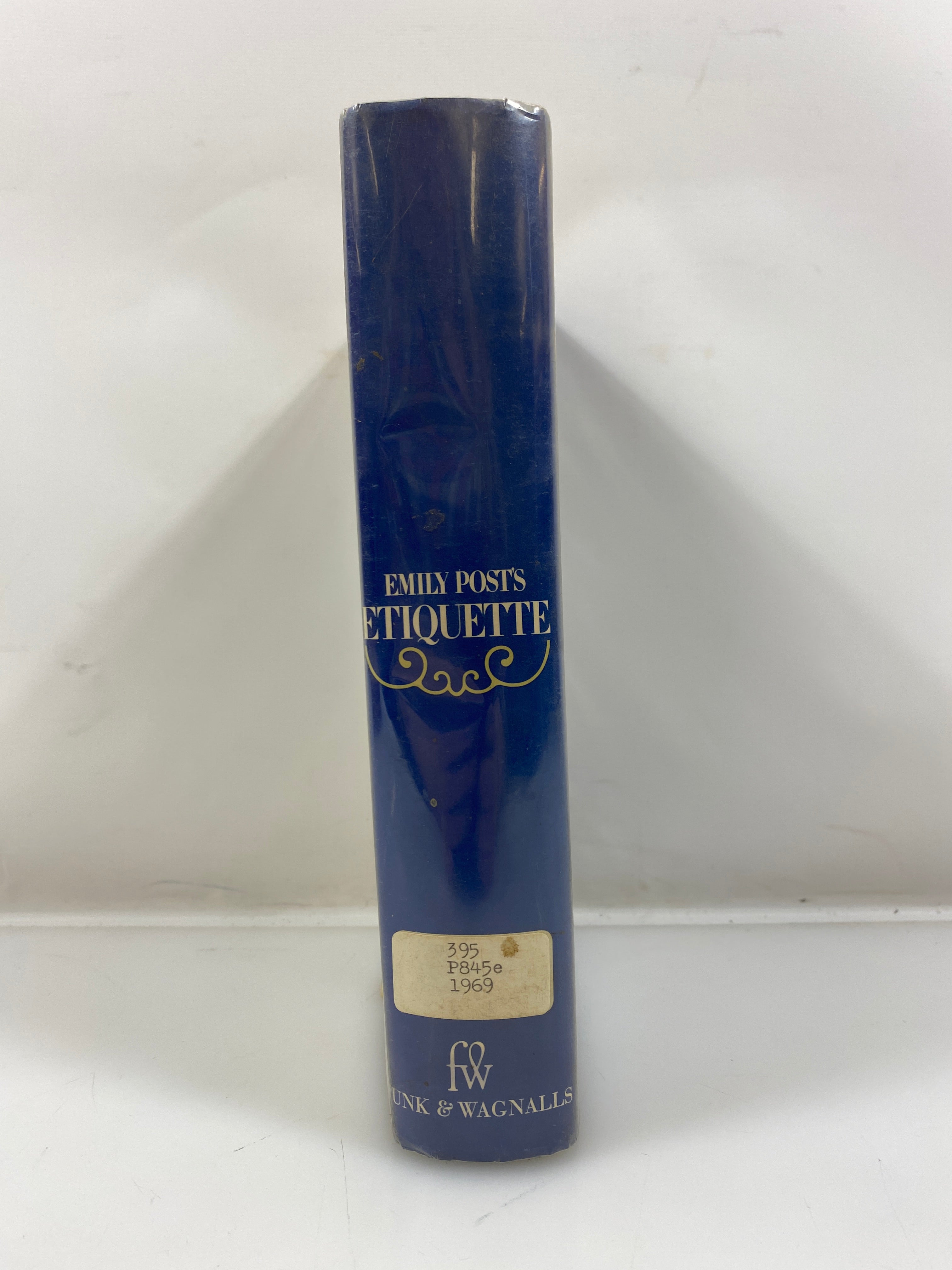 Emily Post's Etiquette by Elizabeth Post Ex-library 1969 HCDJ