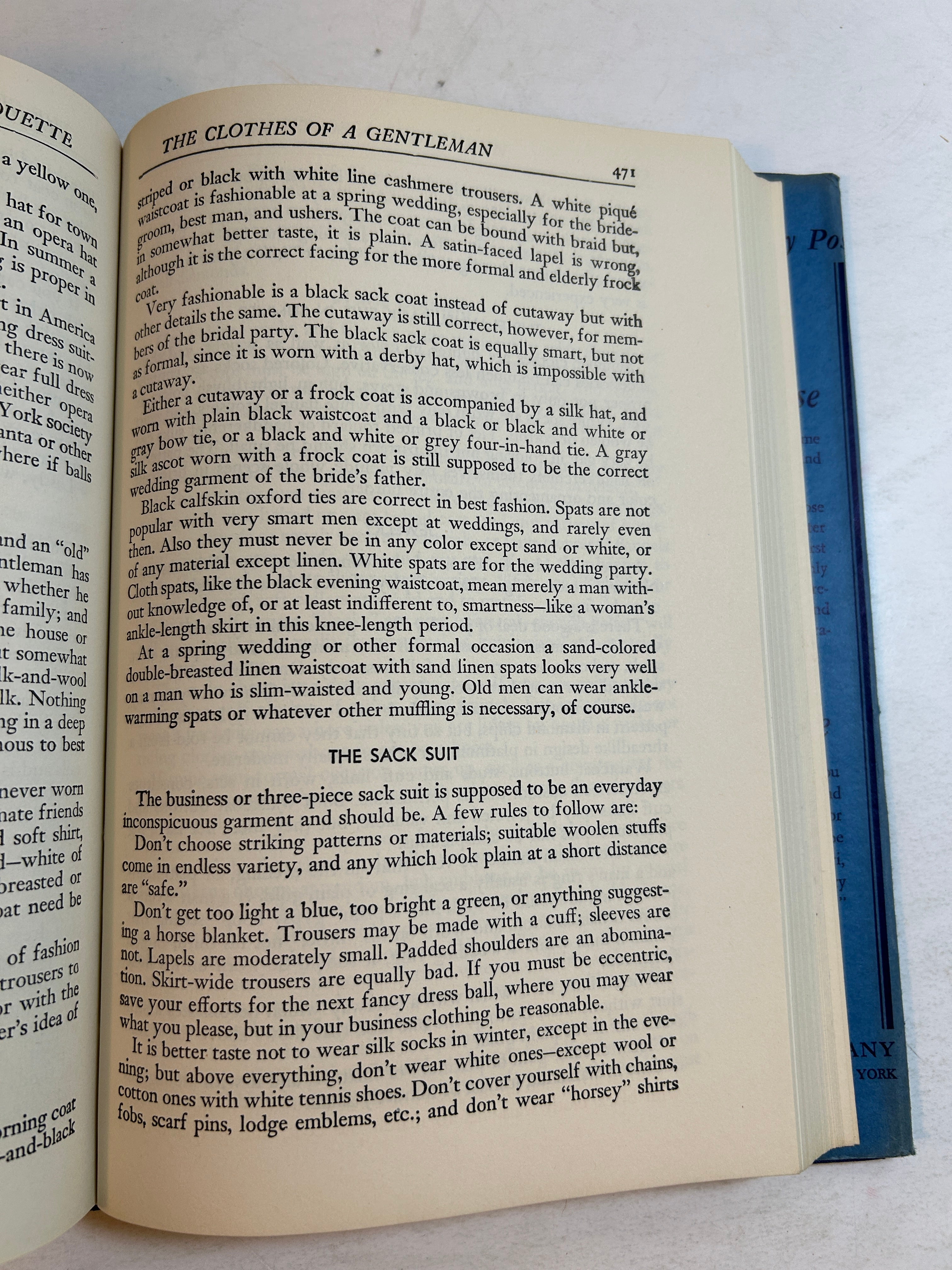 Emily Post's Etiquette Funk & Wagnalls 1949 HCDJ