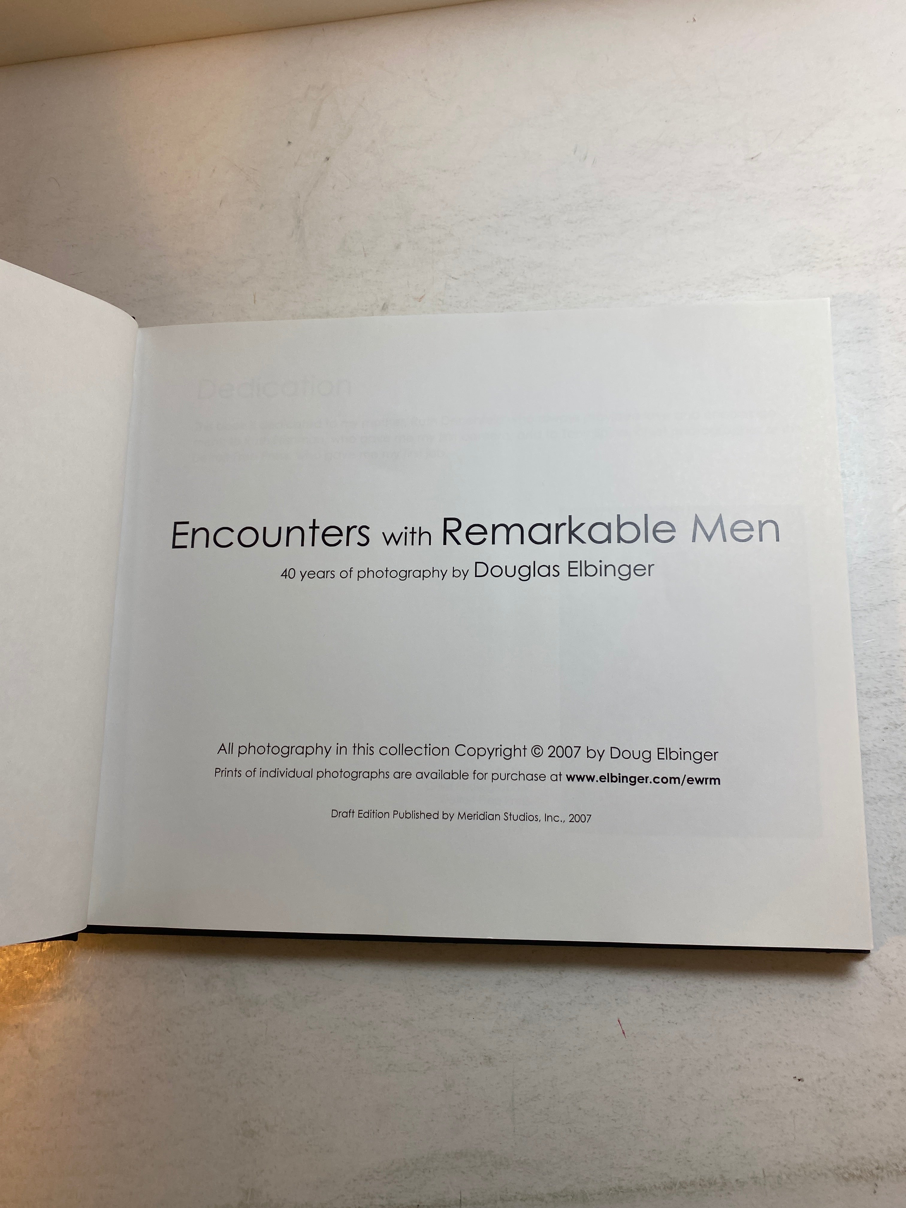 Encounters with Remarkable Men Elbinger HCDJ 2007
