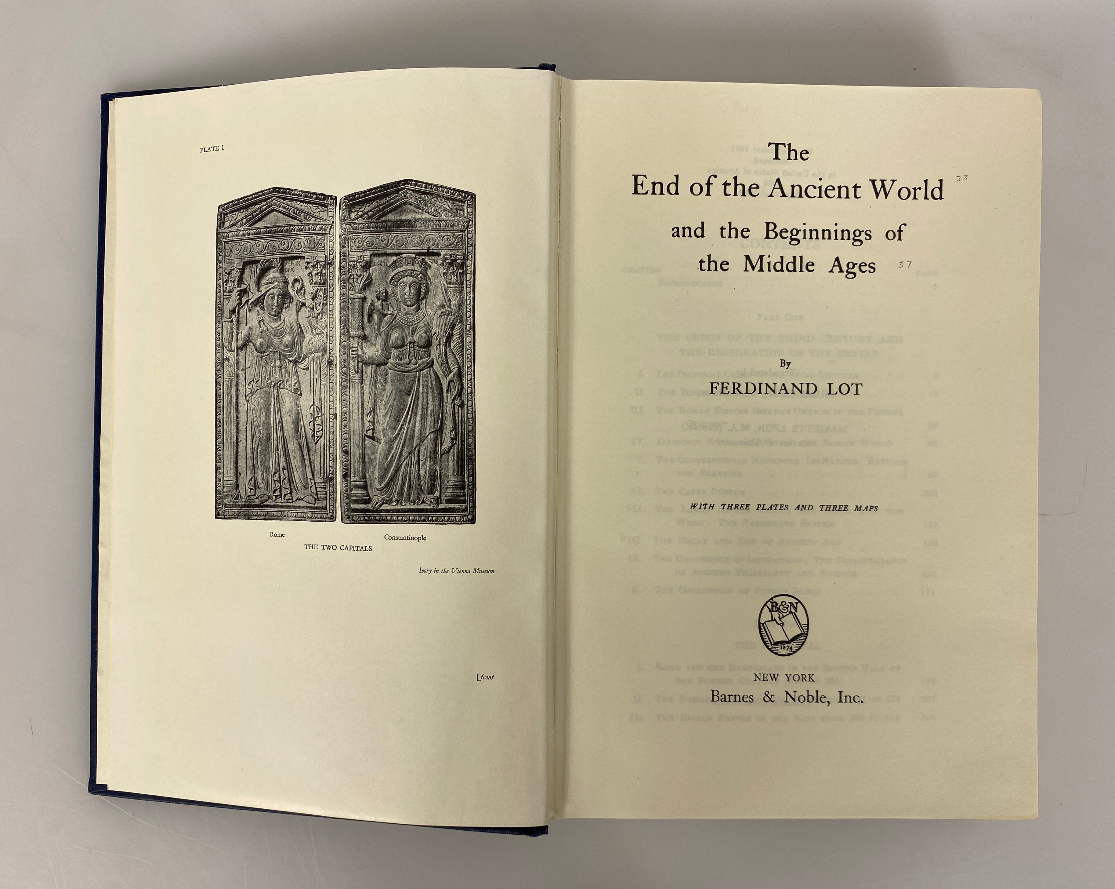 End of the Ancient World/Beginnings of the Middle Ages 1966 Ex-Library HC
