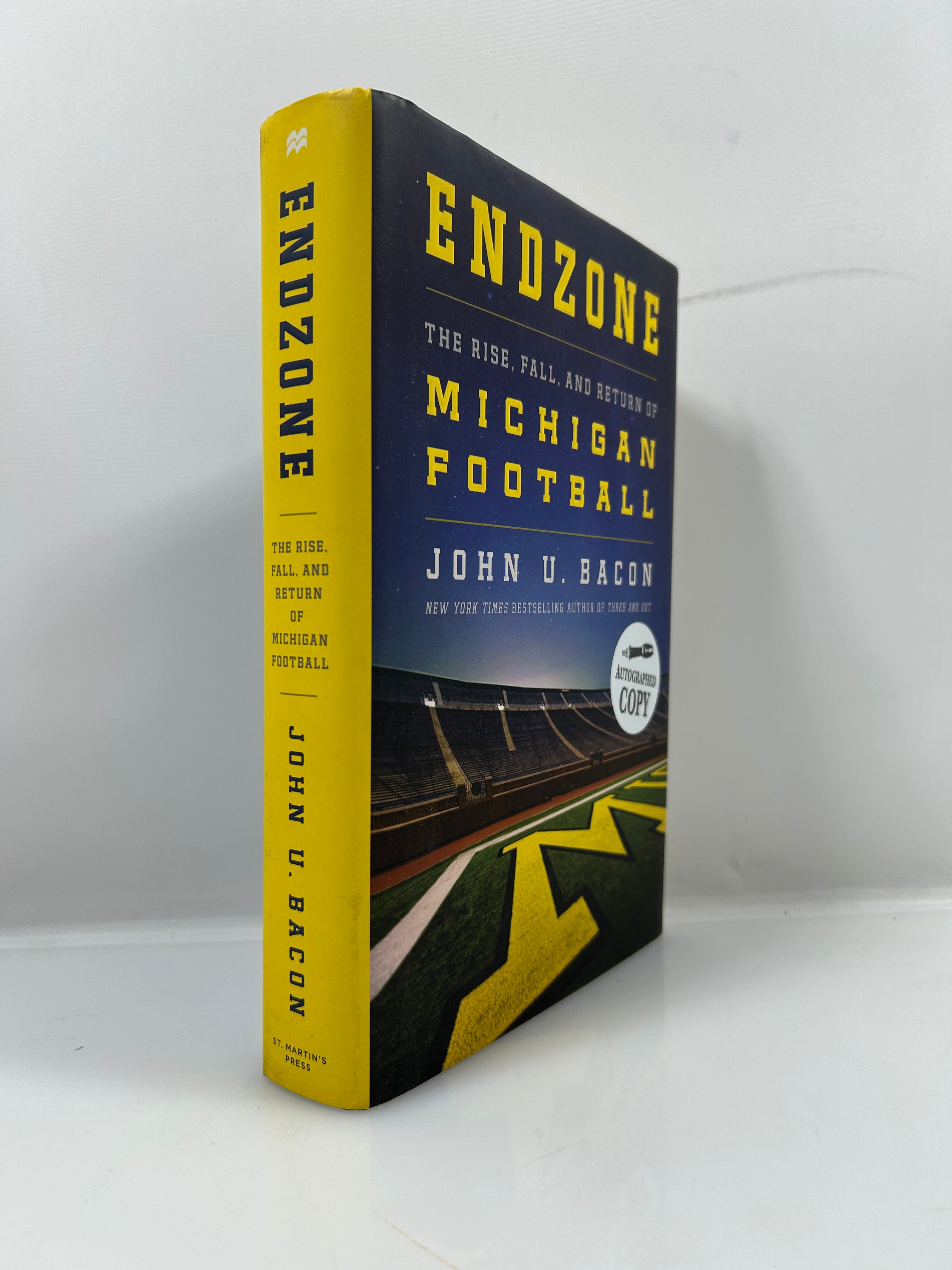 Endzone by John U. Bacon St. Martin's Press*signed* 1st Ed 1995 HCDJ