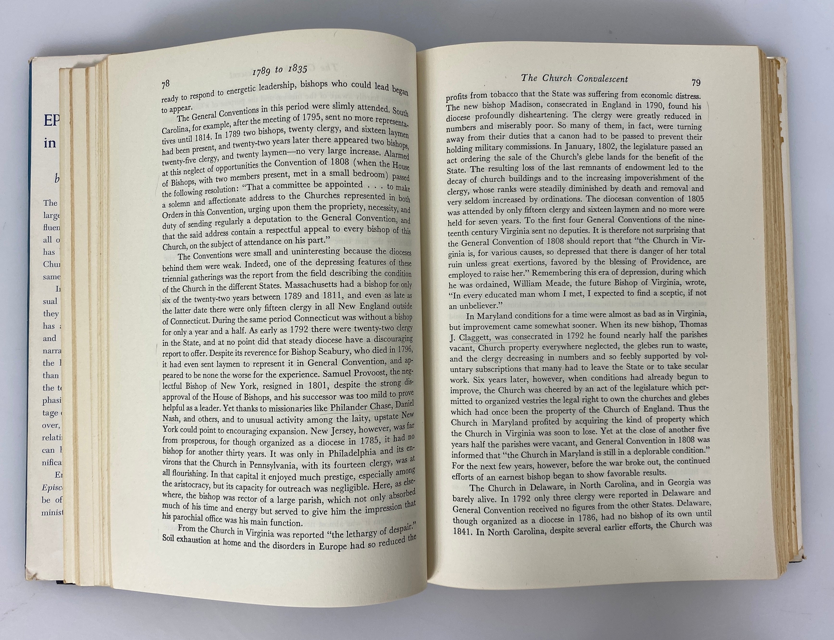 Episcopal Church in the United States 1789-1931 James Addison 1951 HCDJ