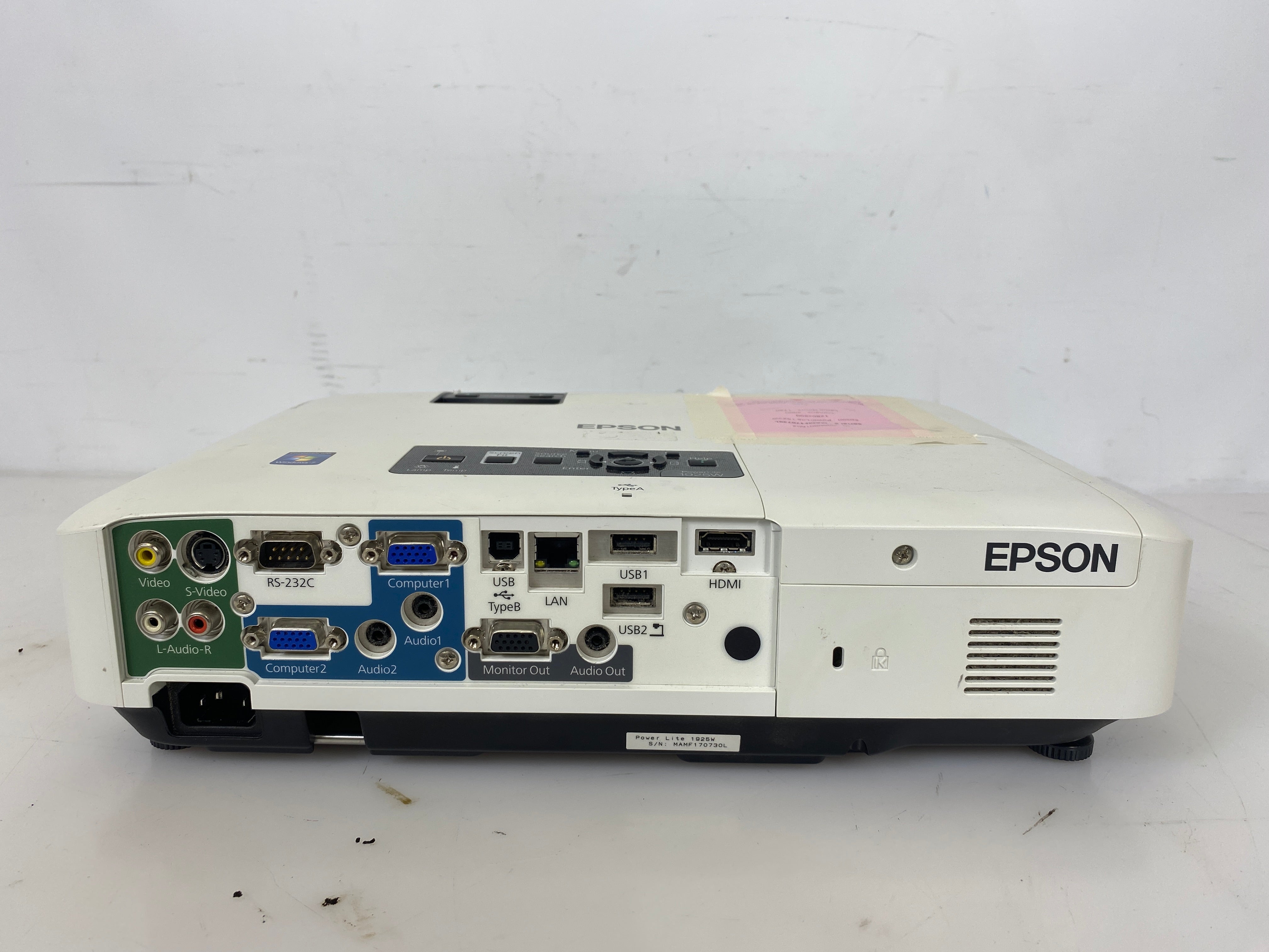 Epson PowerLite 1925W Multimedia Projector