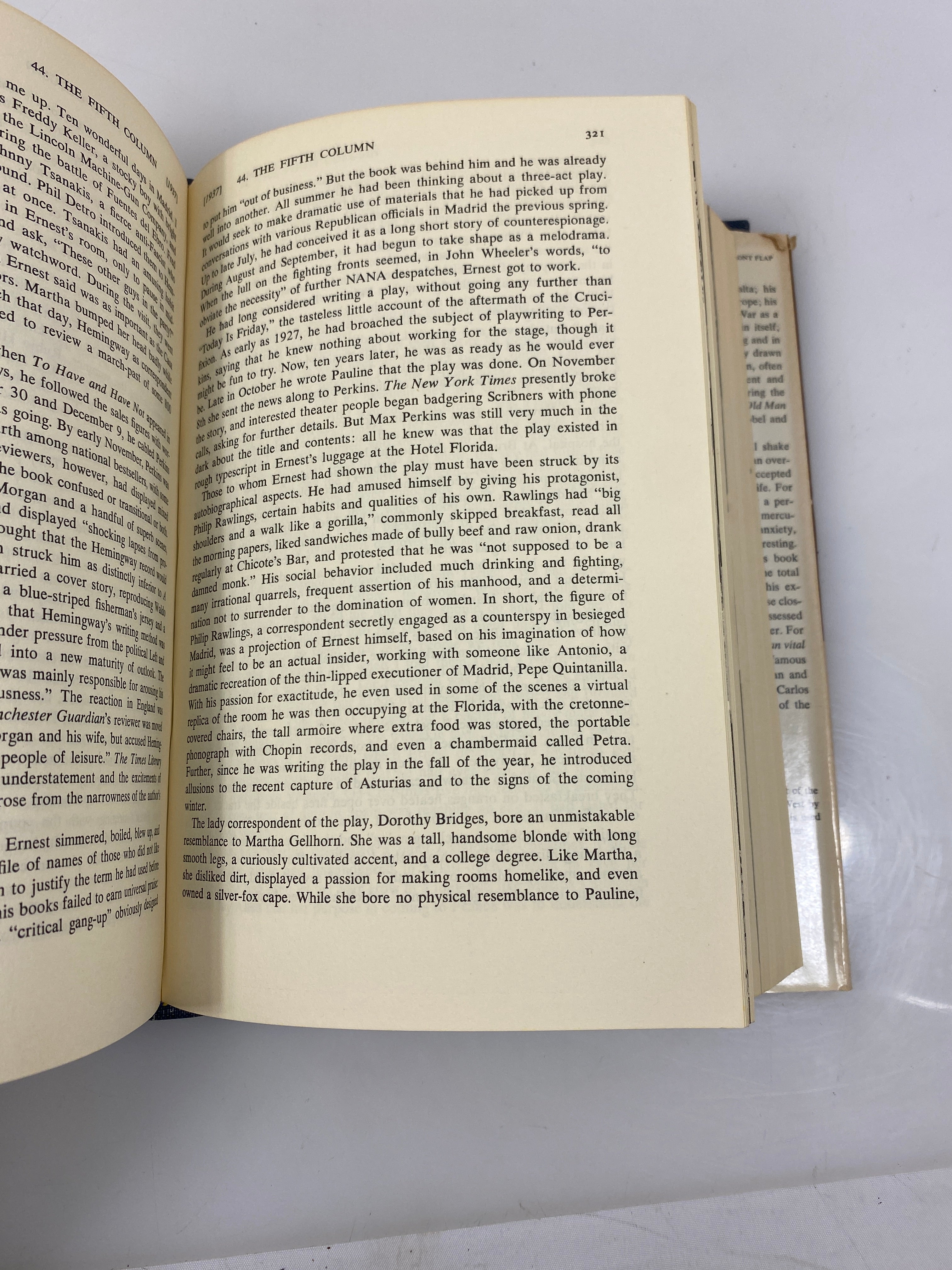 Ernest Hemingway: A Life Story by Baker 1969 HCDJ