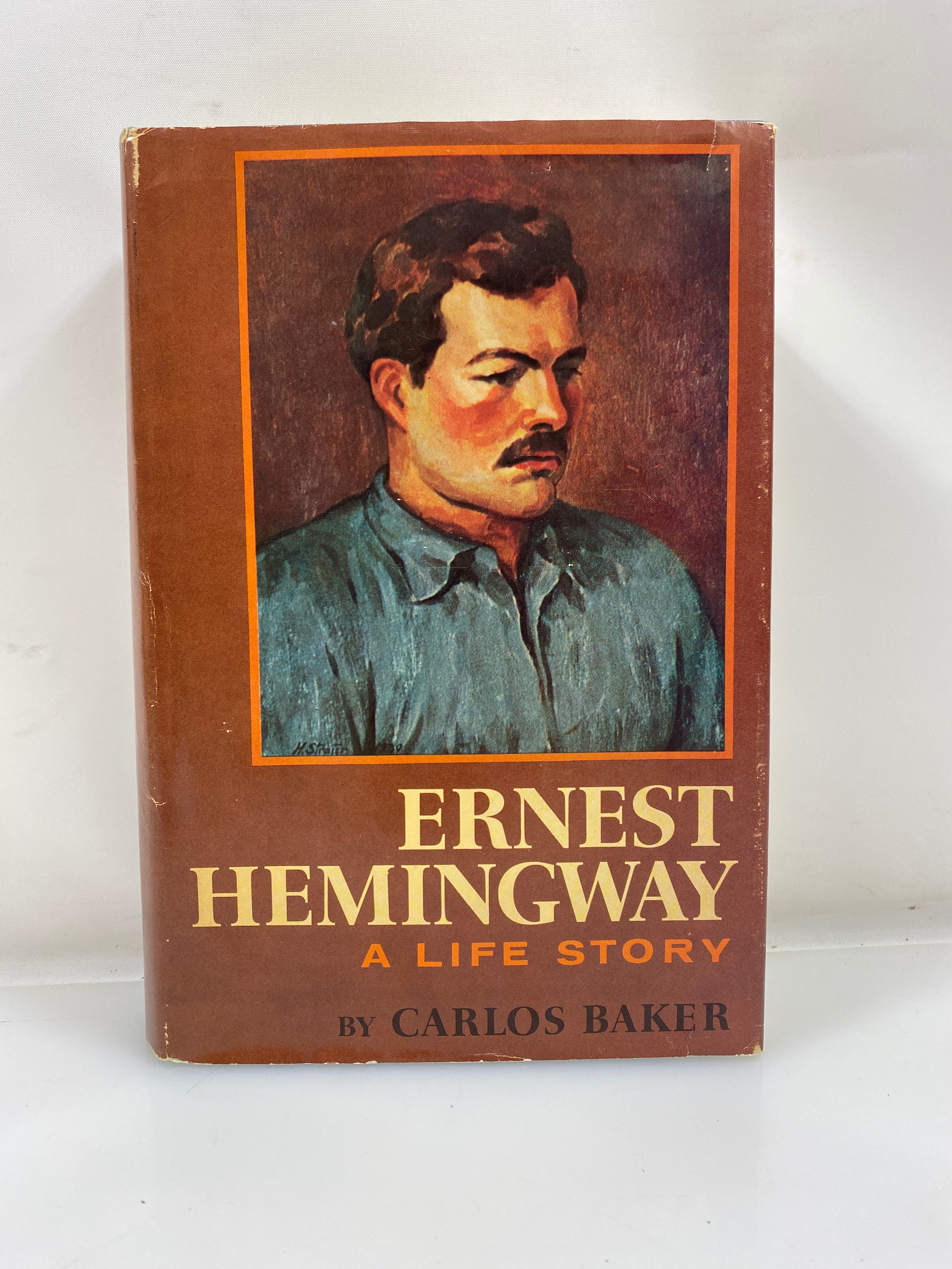 Ernest Hemingway: A Life Story by Baker 1969 HCDJ