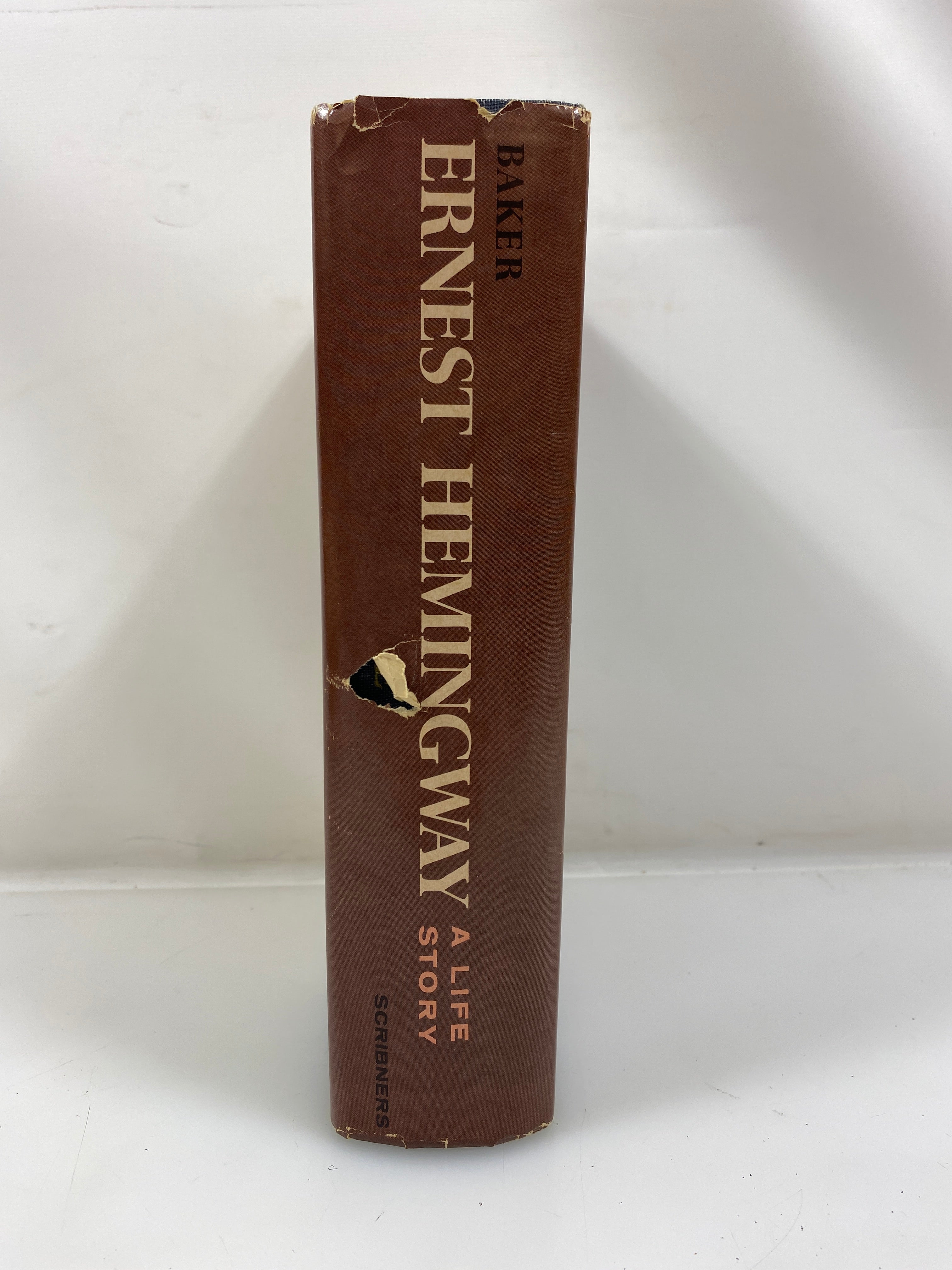 Ernest Hemingway: A Life Story by Baker 1969 HCDJ