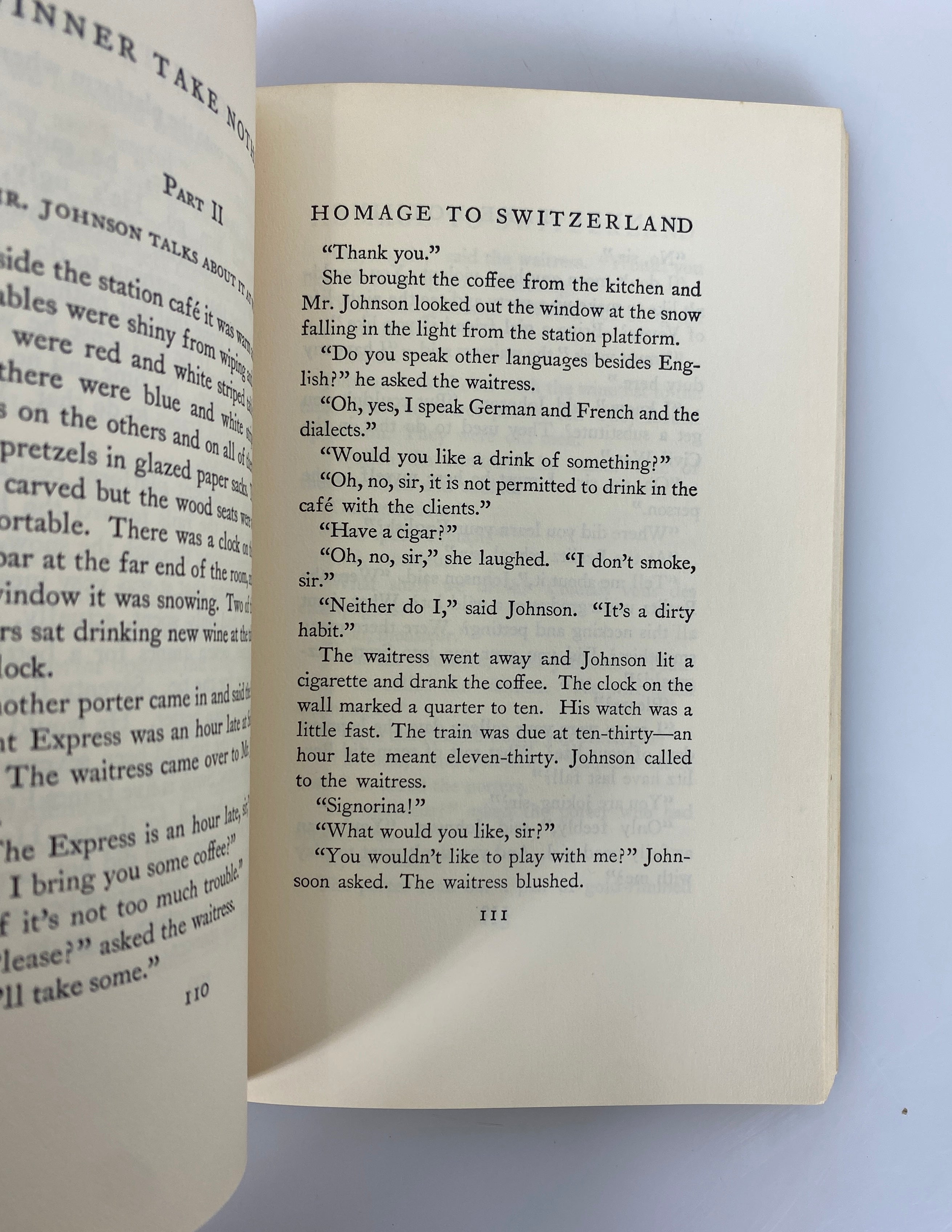 Ernest Hemingway Winner Take Nothing 1970 Vintage Scribner's PB