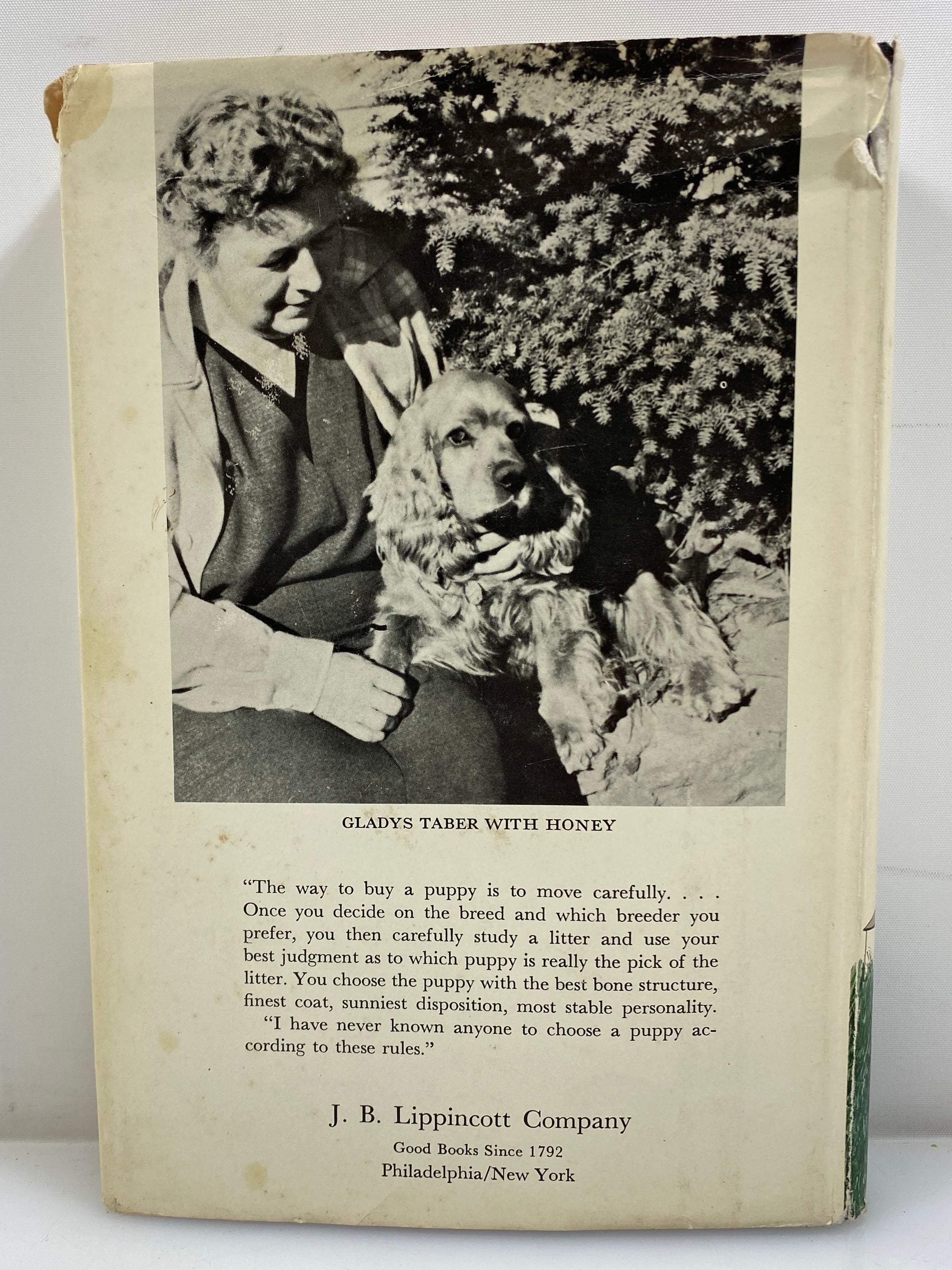 Especially Dogs...Especially at Sillmeadow by Gladys Taber 1968 HC DJ