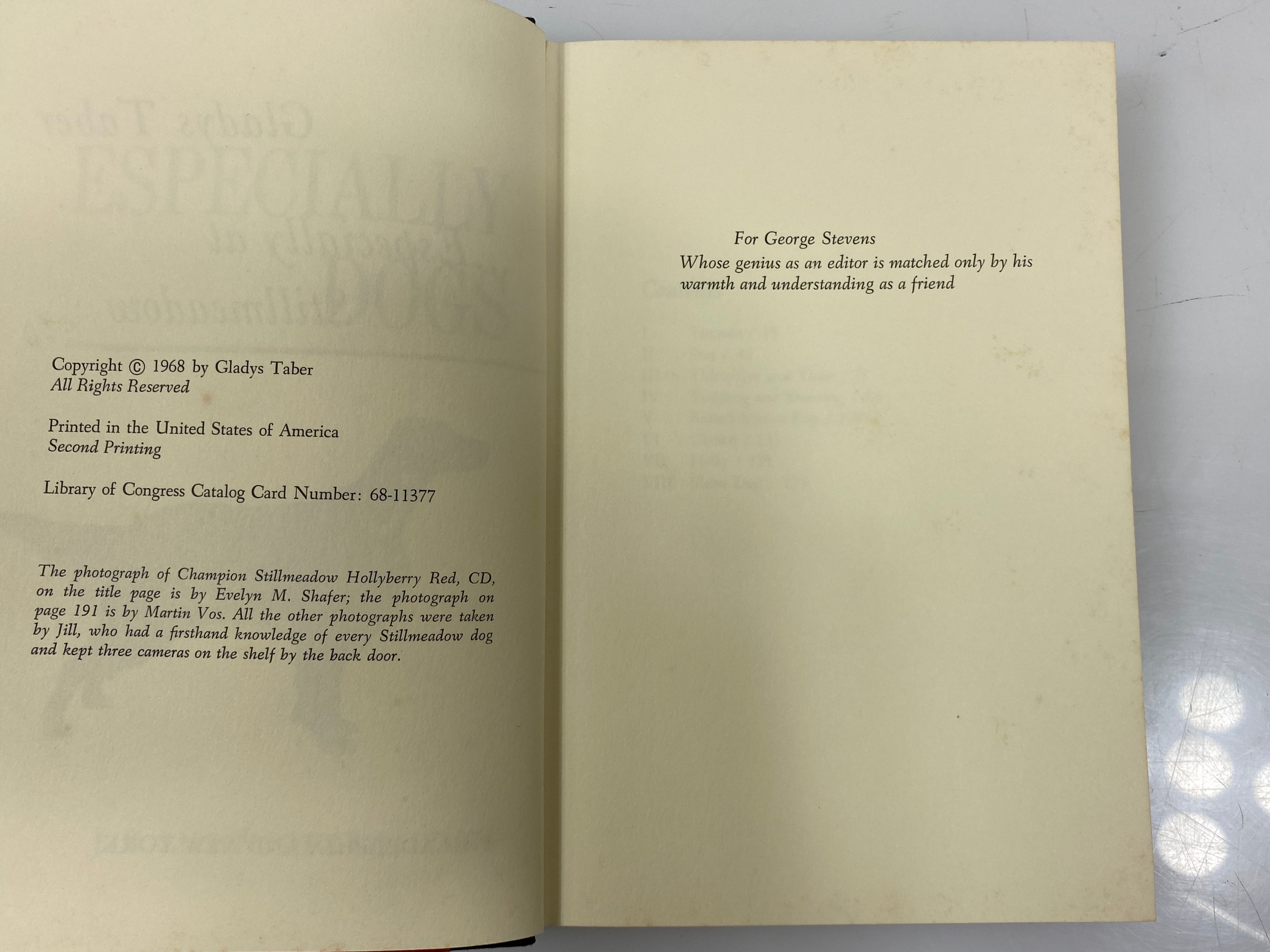 Especially Dogs...Especially at Sillmeadow by Gladys Taber 1968 HC DJ