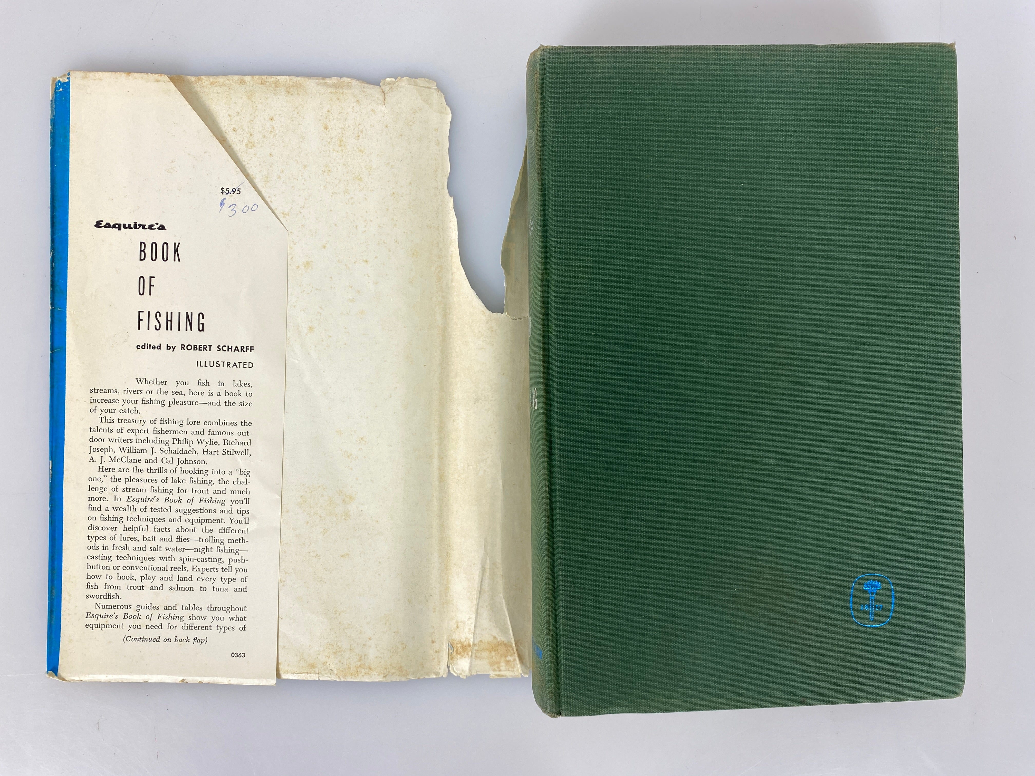 Esquire's Book of Fishing 1963 Stated First Edition Vintage HC DJ
