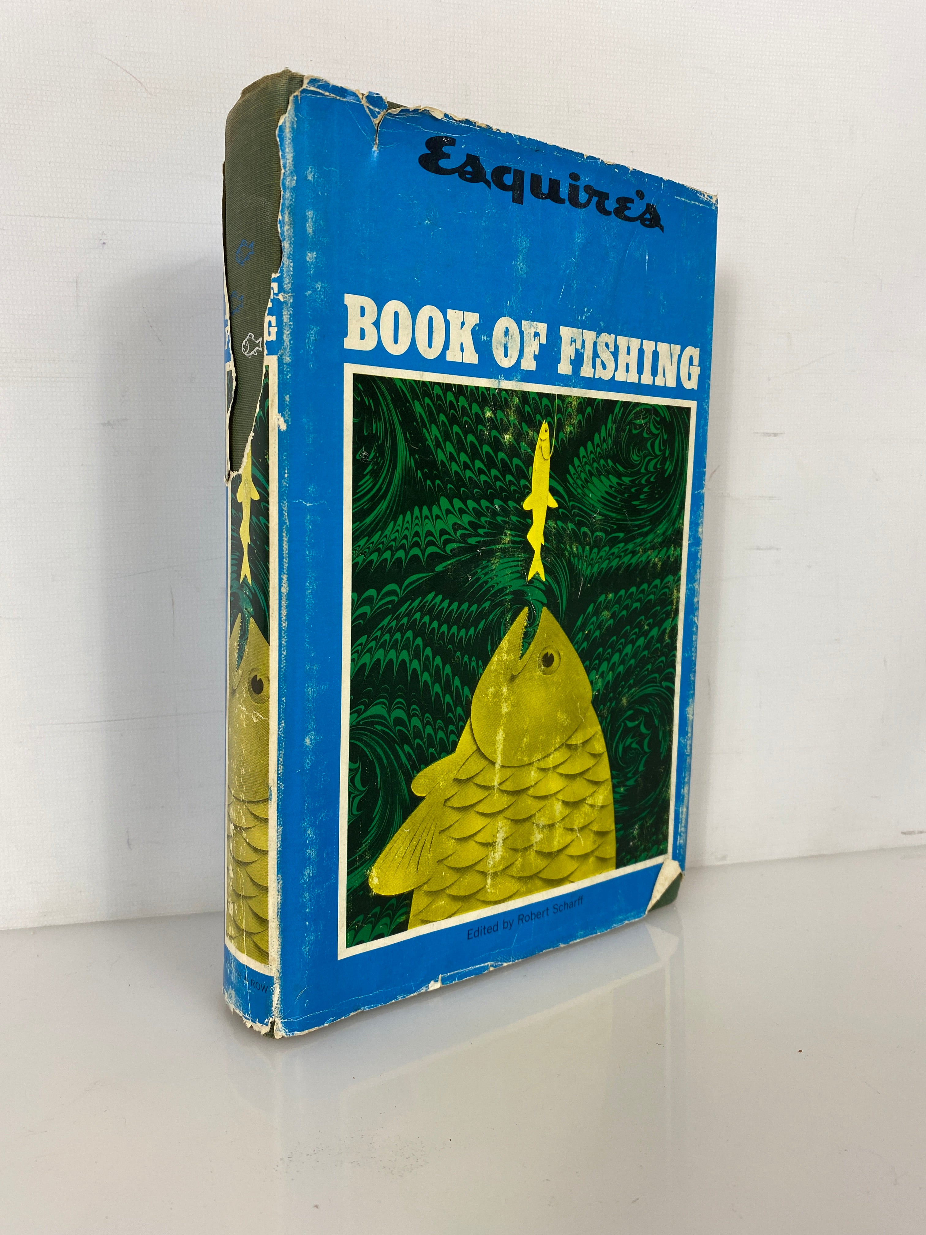 Esquire's Book of Fishing 1963 Stated First Edition Vintage HC DJ